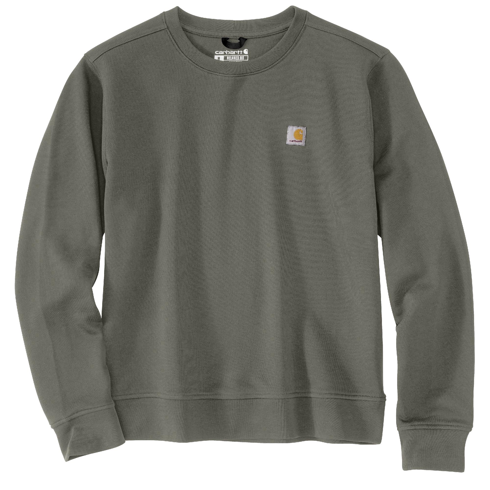 Carhartt 106179-DOVLREG Women's Green Terry Long sleeve Sweatshirt ( Large )