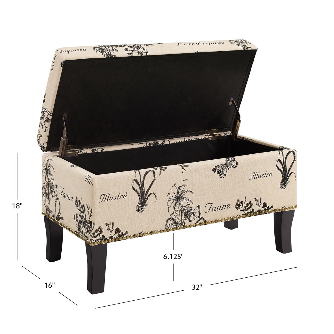 Linon 40454BOT01U Indoor-Ottomans - View #8