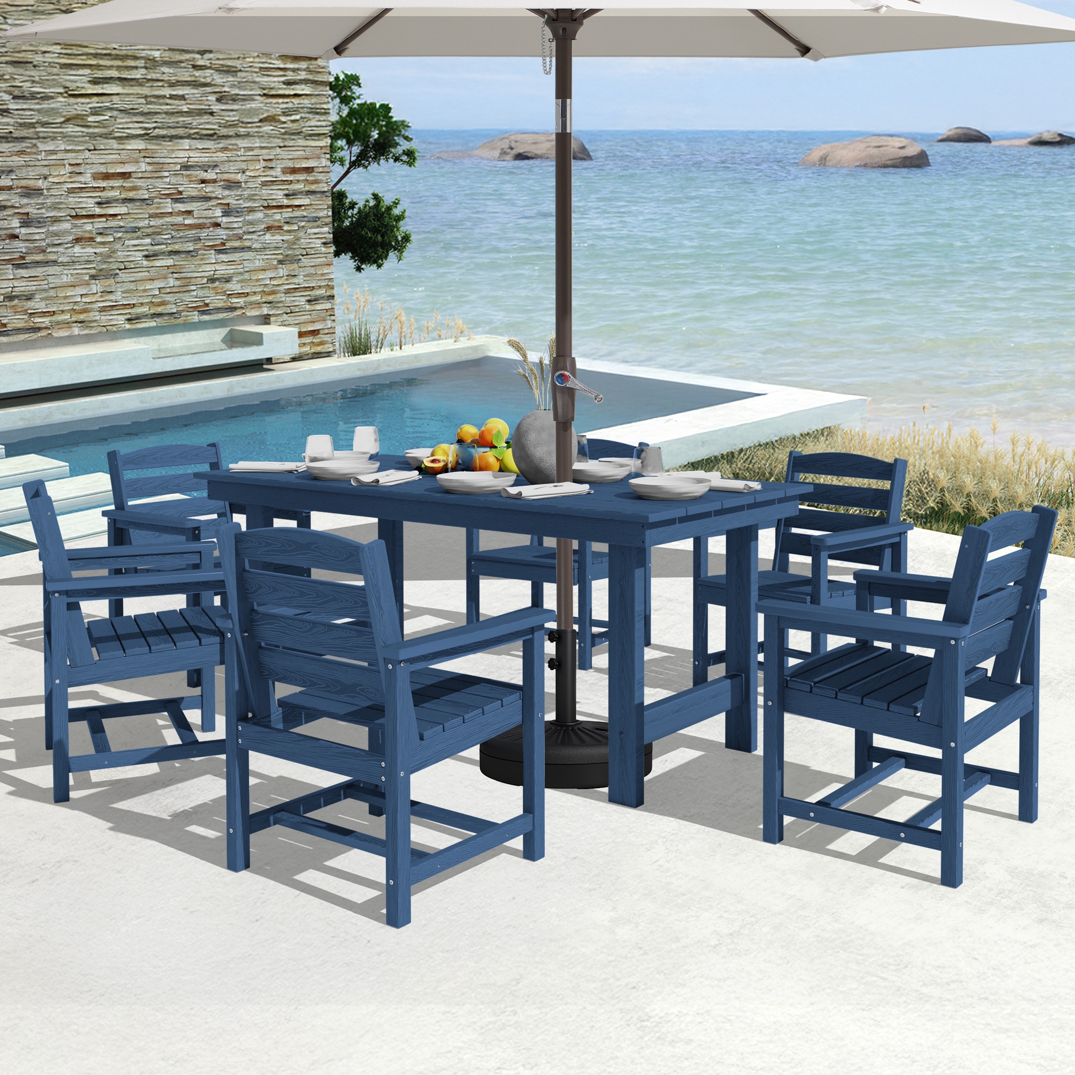 JEAREY KE7-KHAKI Patio-Dining-Sets - View #10