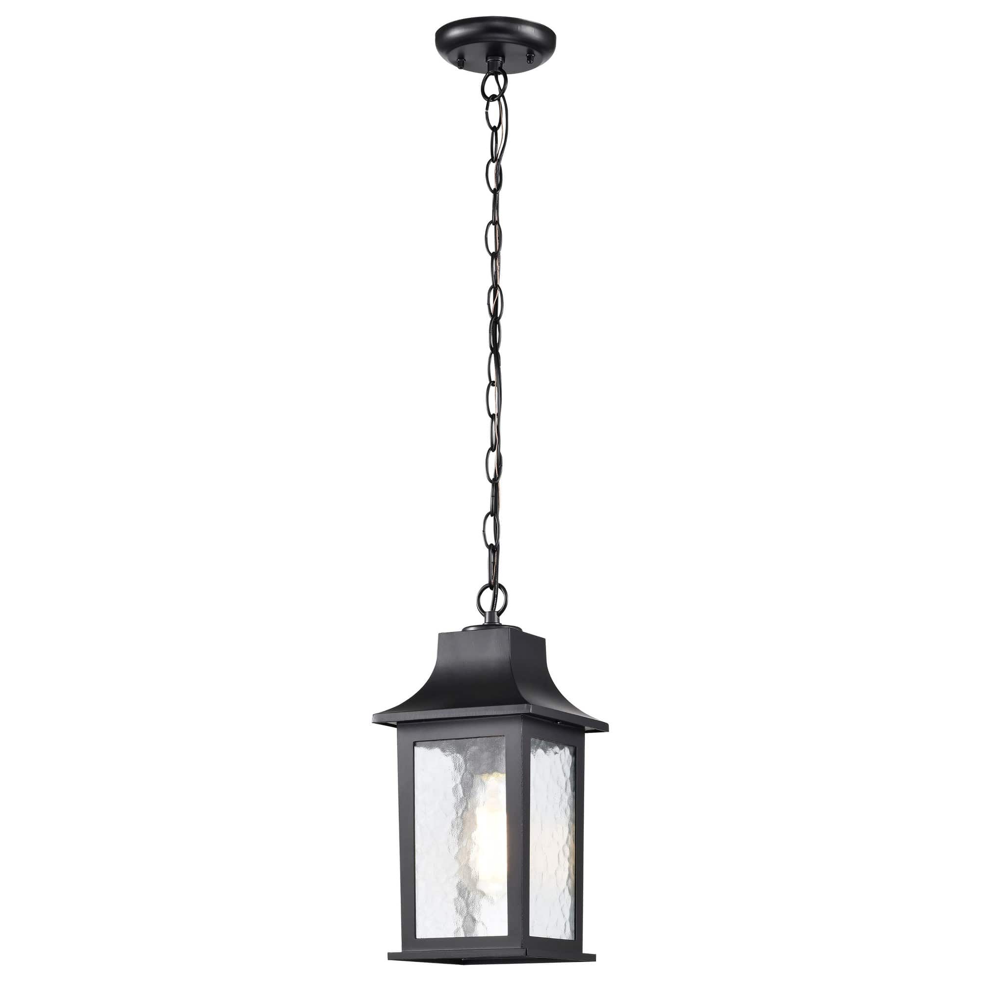 Nuvo Lighting Stillwell 1 - Light Matte Black / Black Aluminum & Glass Pendant Light