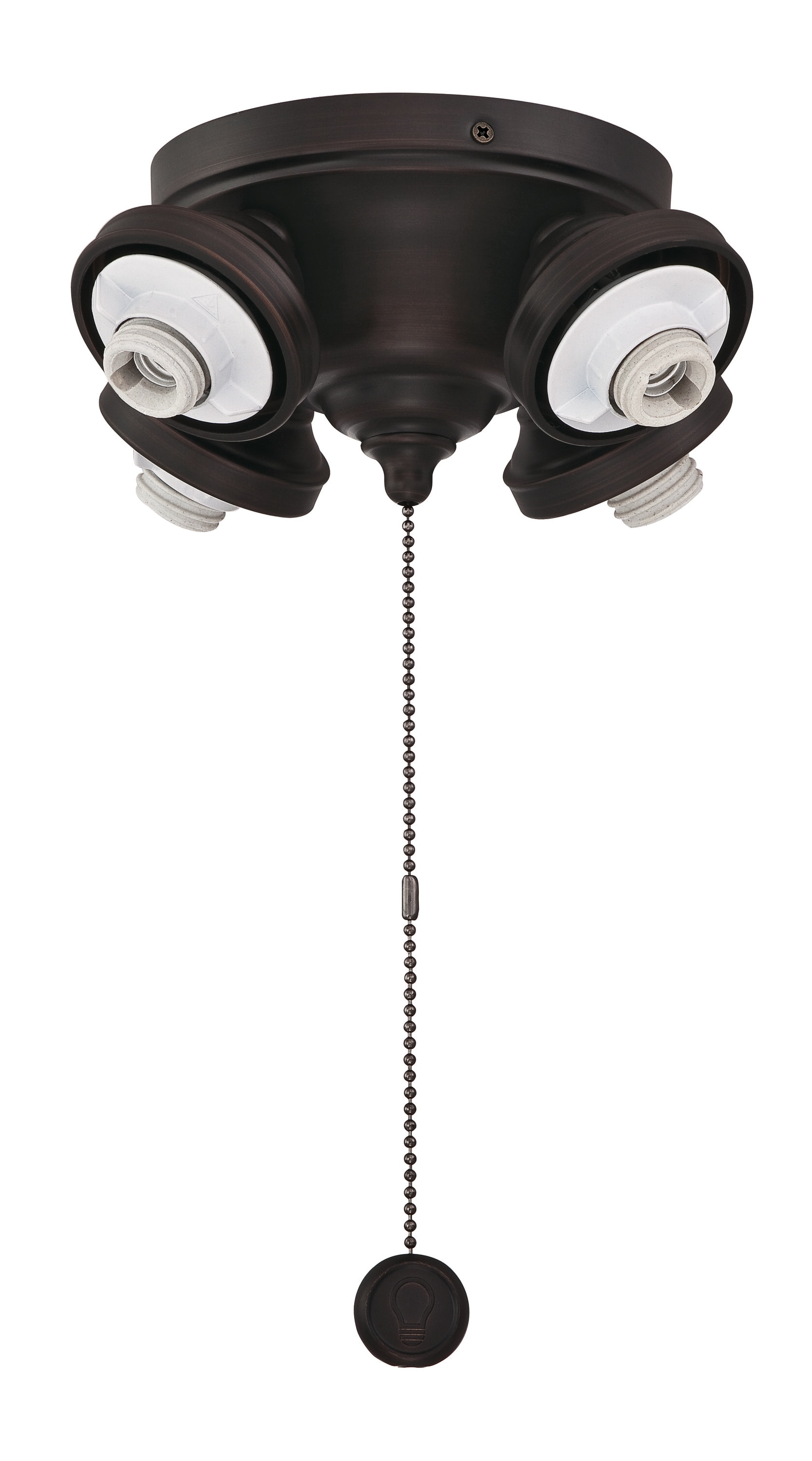 Fanimation F8DZ 8.31-in 4 -Light Bronze LED Ceiling Fan Light Kit