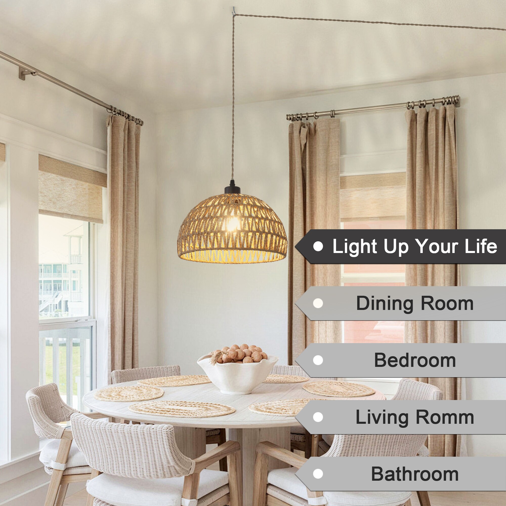 HLJYNJM ZJY00033-BS Pendant-Lights - View #4