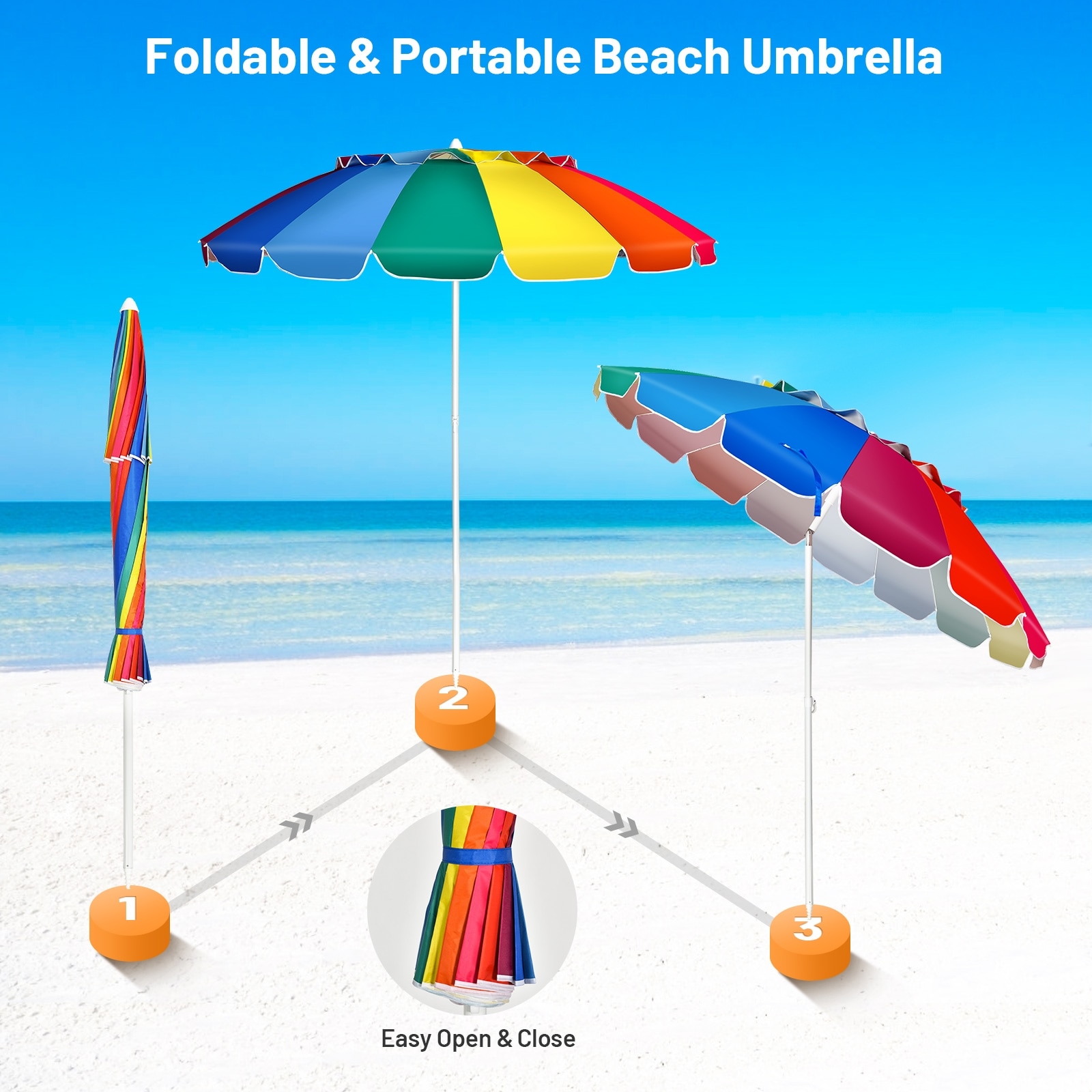 Slickblue D-CO-SC61707PO Beach-Umbrellas - View #7