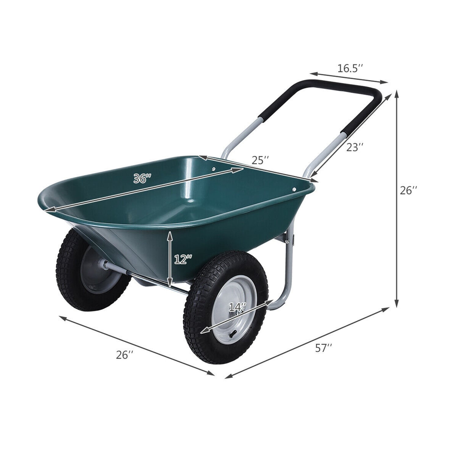 WELLFOR CHY-GC154GN Yard-Carts - View #3