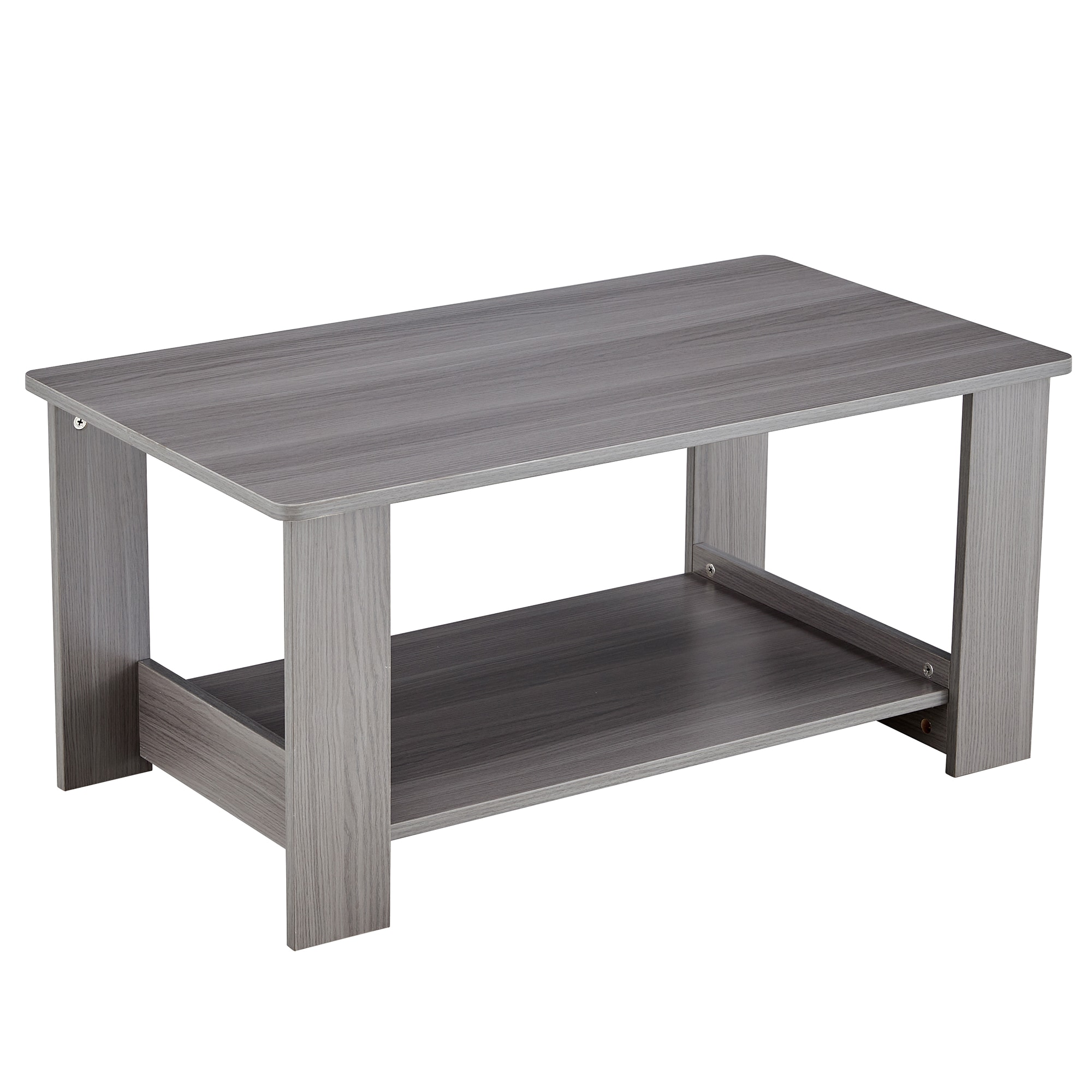 Flynama L-119294 Gray MDF Modern Coffee Table