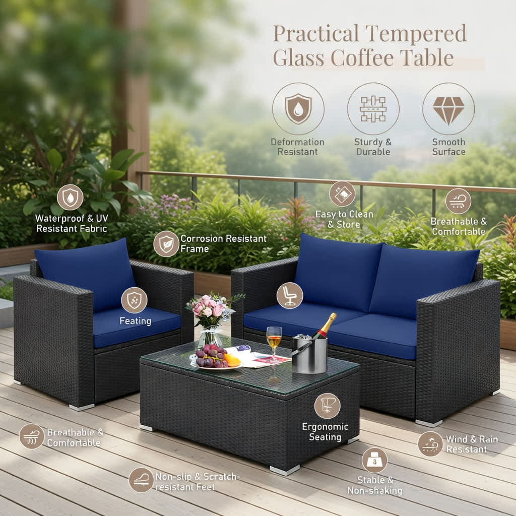 Choco Moon 5357455153313 Patio-Conversation-Sets - View #7