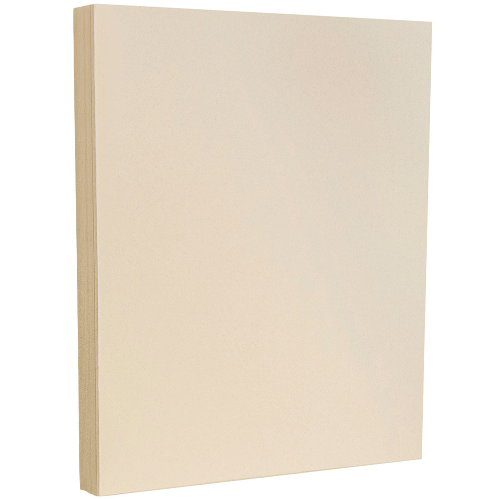 JAM Paper Strathmore 80 lb. Cardstock Paper 8.5 x 11 Natural