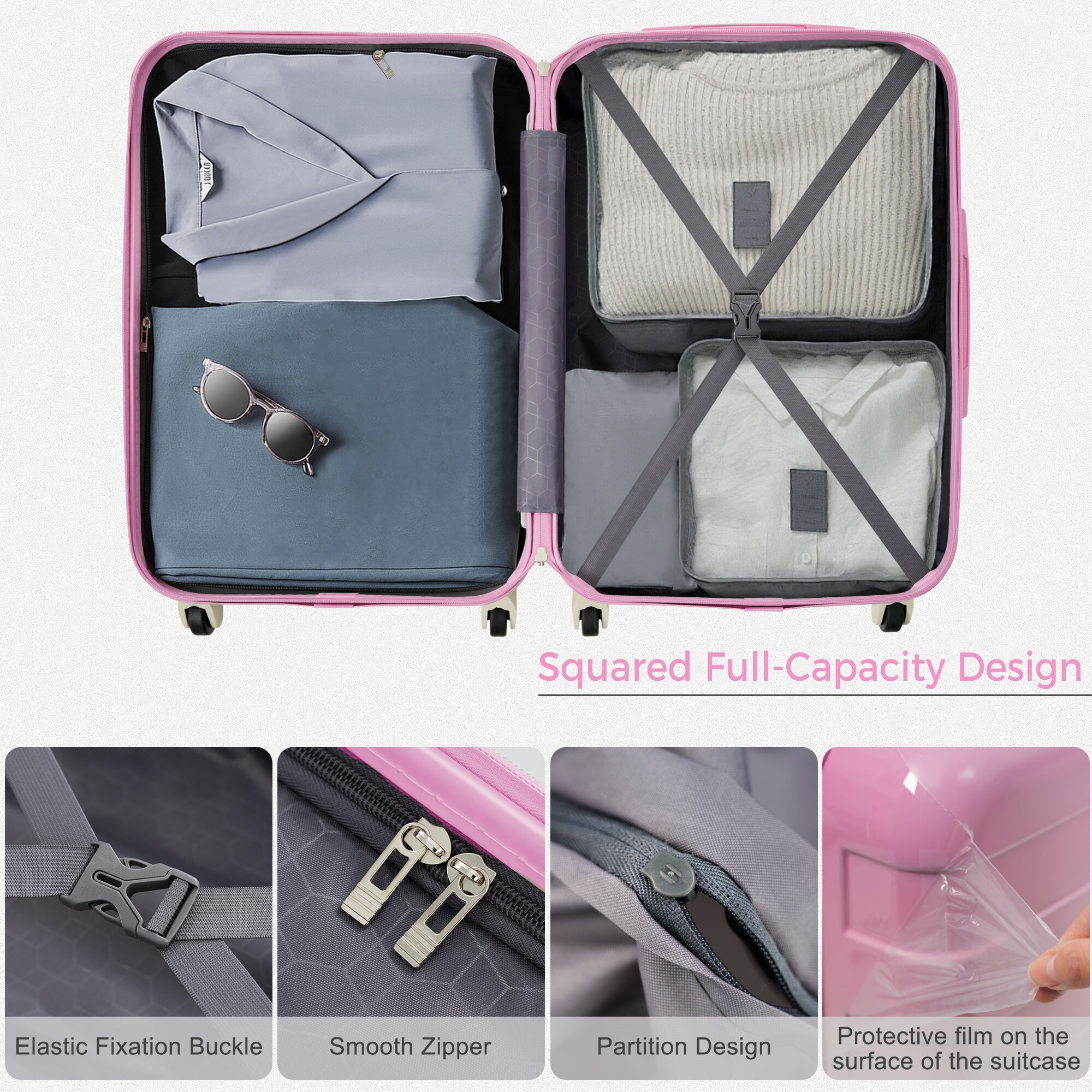 ModernLuxe L3P-N726P281629S Luggage-And-Luggage-Sets - View #4