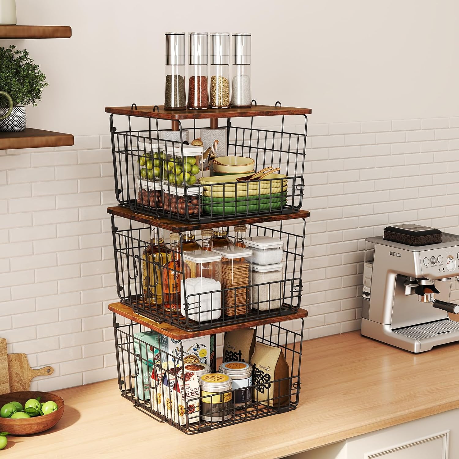 Delamu B0DRD7PSBF Dining-Kitchen-Storarge - View #4