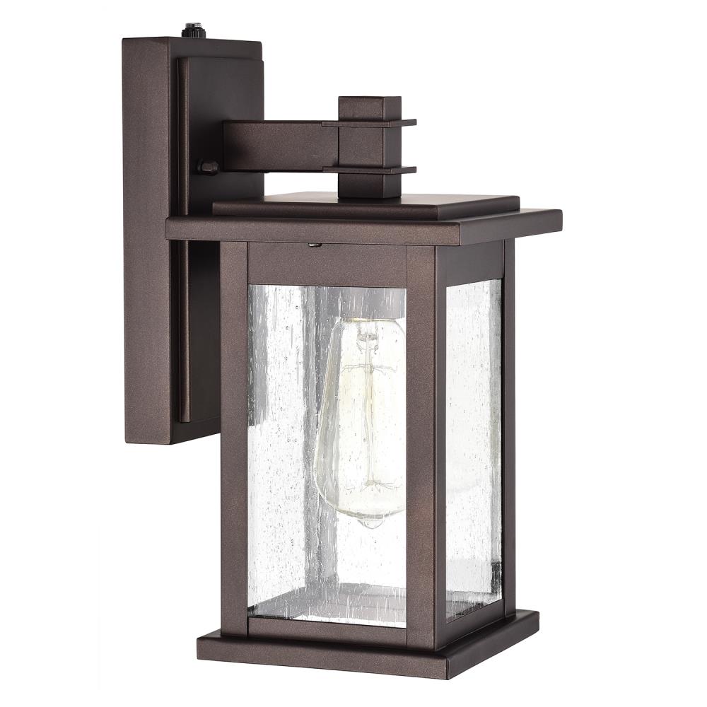 Flynama GO-HC-A20010-BZ 1.0 -Light 12.25-in H Oil-rubbed Bronze Hardwired Outdoor Wall Light