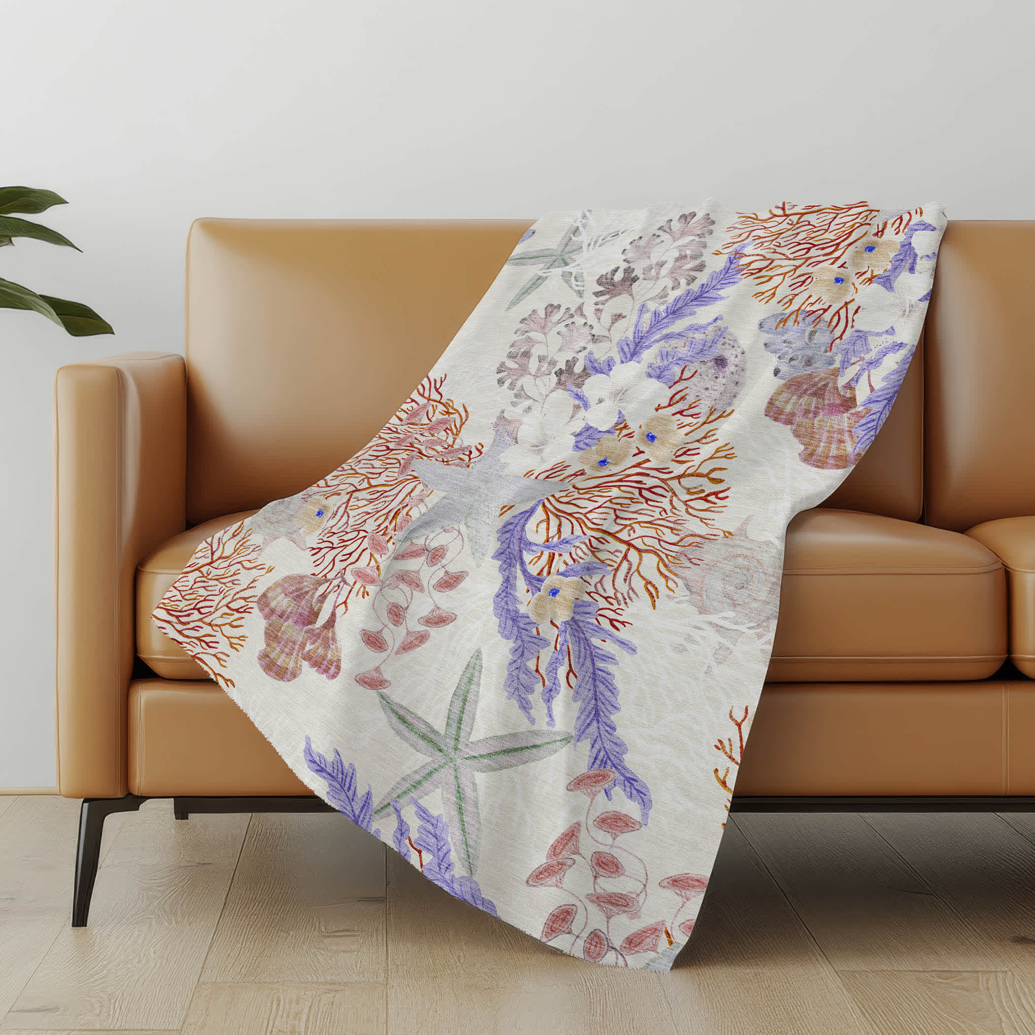 Addison Rugs ASB180SP50X70 Premium Machine Washable Addison ASB180 Spice Sherpa Throw Blanket