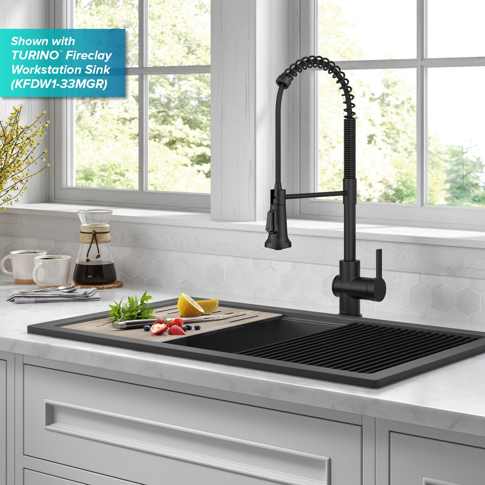 Kraus KSF-1691MB Kitchen-Faucets - View #4