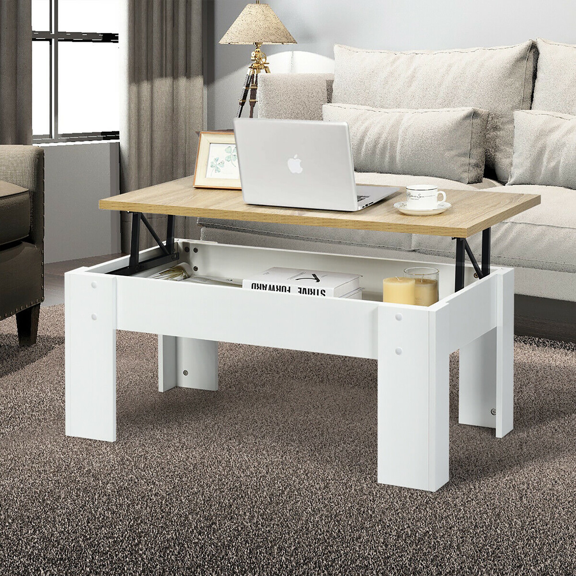 Costway HW64428WH Coffee-Tables - View #11