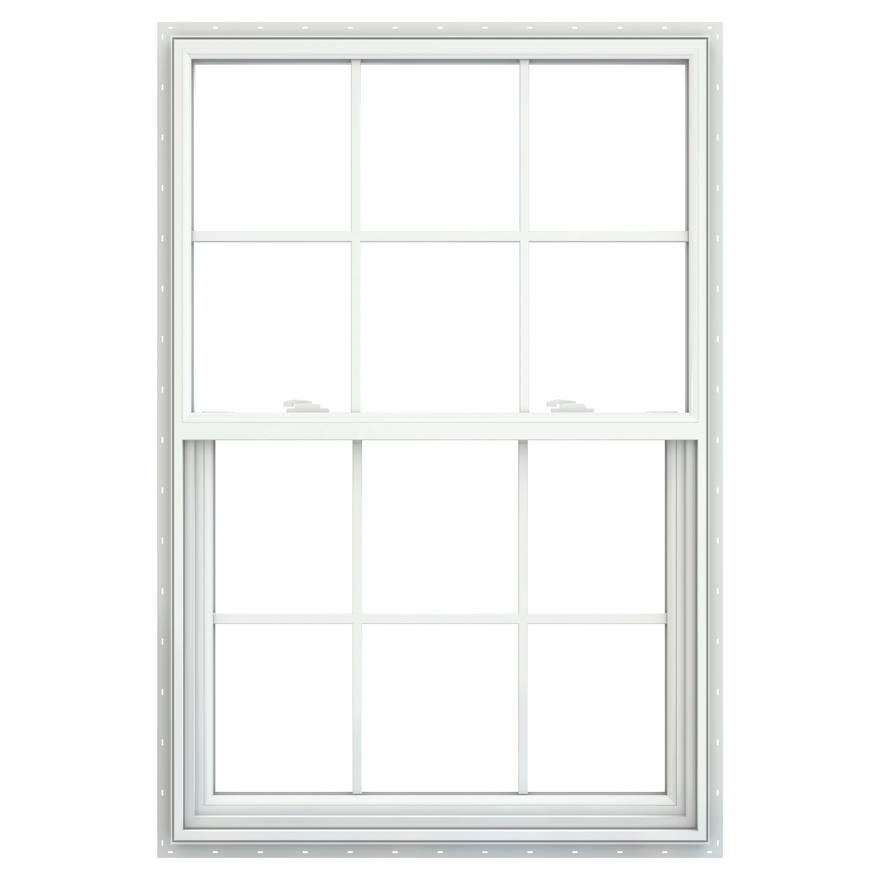 JELD-WEN V-2500 35.5-in x 51.5-in x 3-in Jamb Between The Glass Vinyl ...