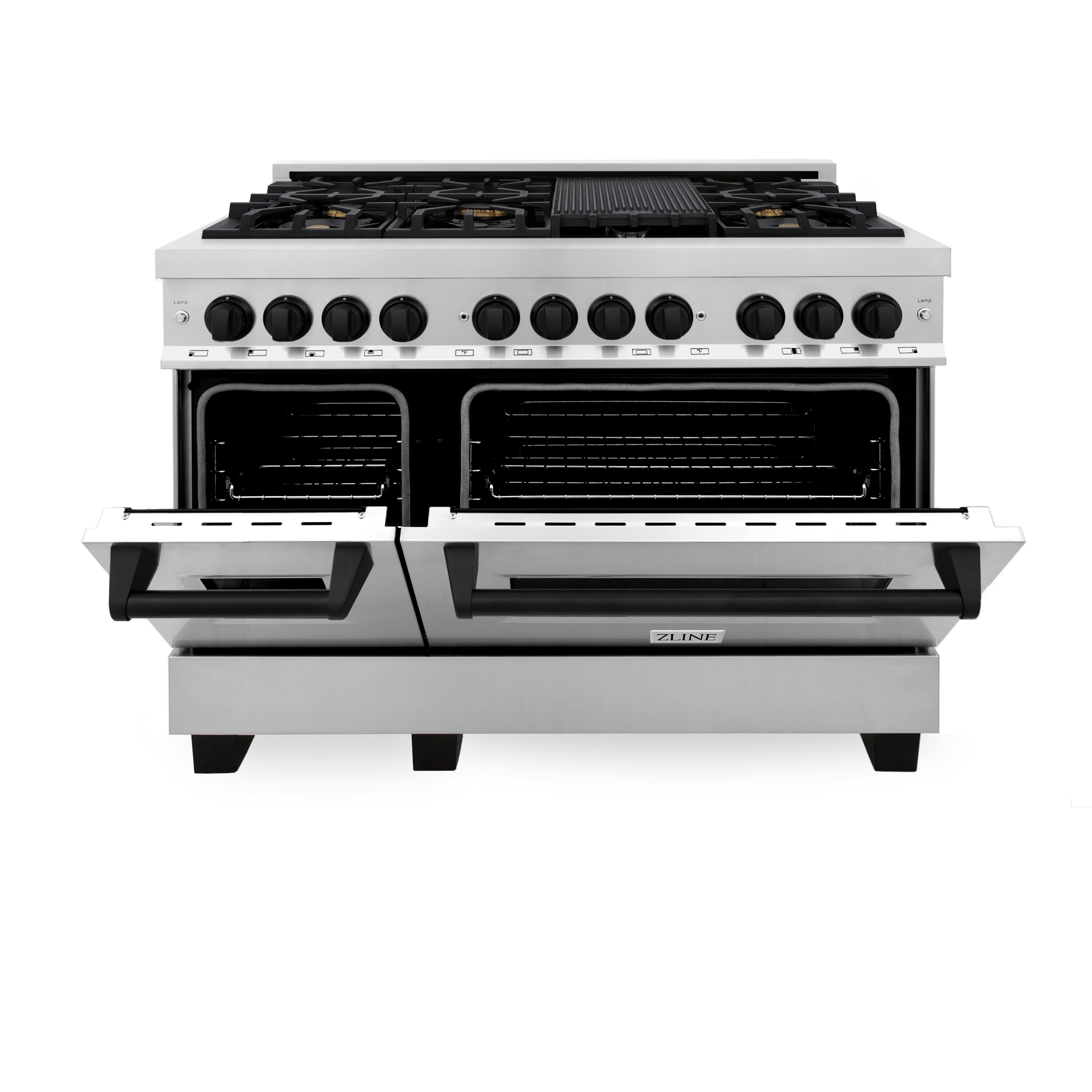 ZLINE KITCHEN & BATH RAZ-48-MB Double-Dual-Fuel-Ranges - View #5