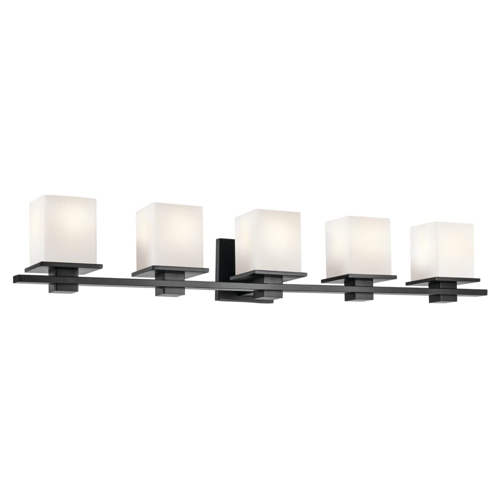 Kichler 45193BK Tully 40.25-in 5 -Light Black Modern/contemporary Vanity light