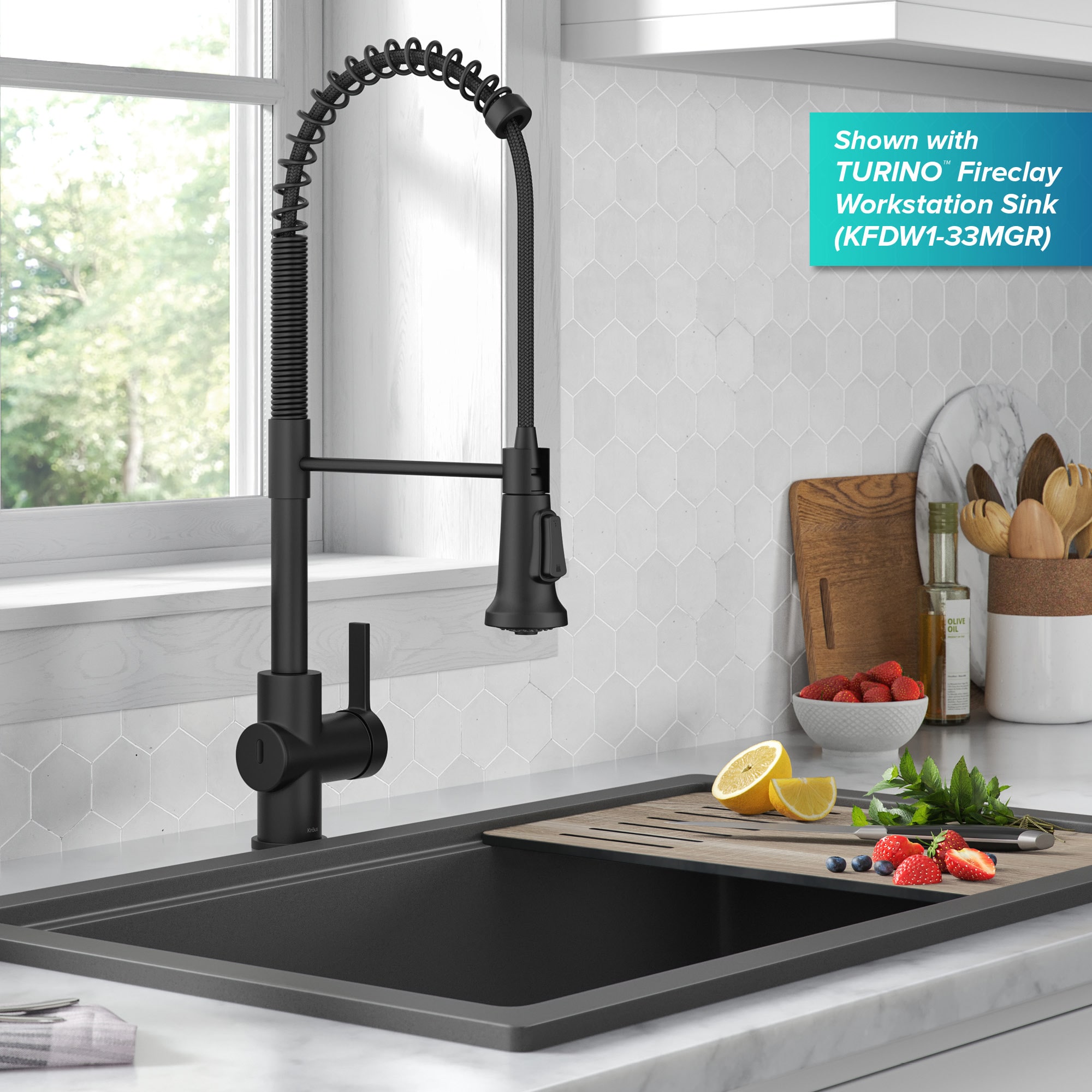 Kraus KSF-1691MB Kitchen-Faucets - View #5