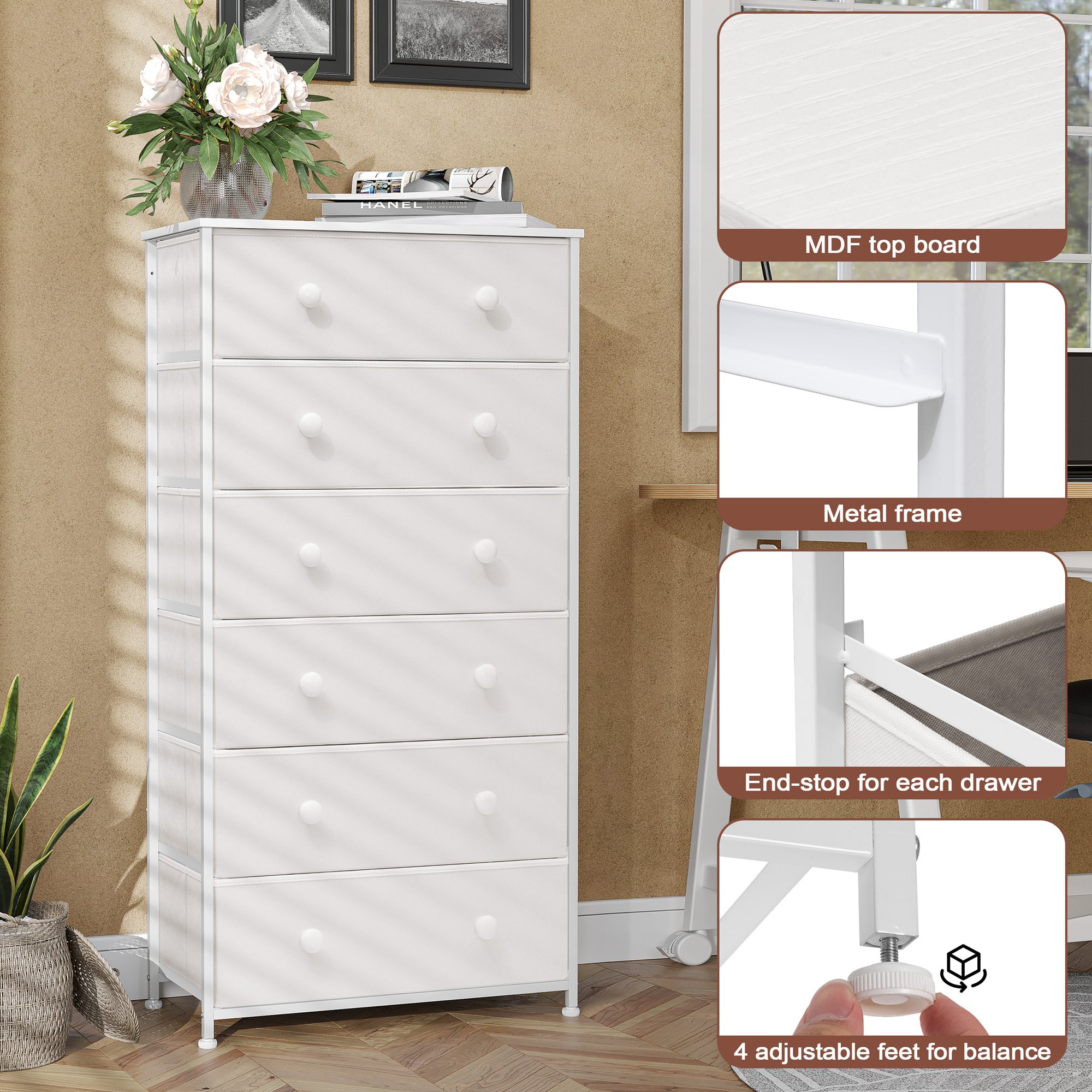 CloudFly CL-HD027WHT dressers - View #5