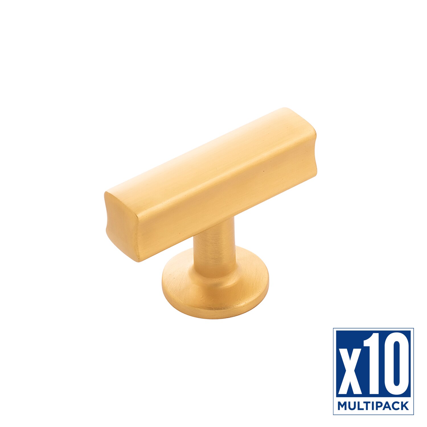 Hickory Hardware Woodward 1-15/16-in Brushed Golden Brass Bar