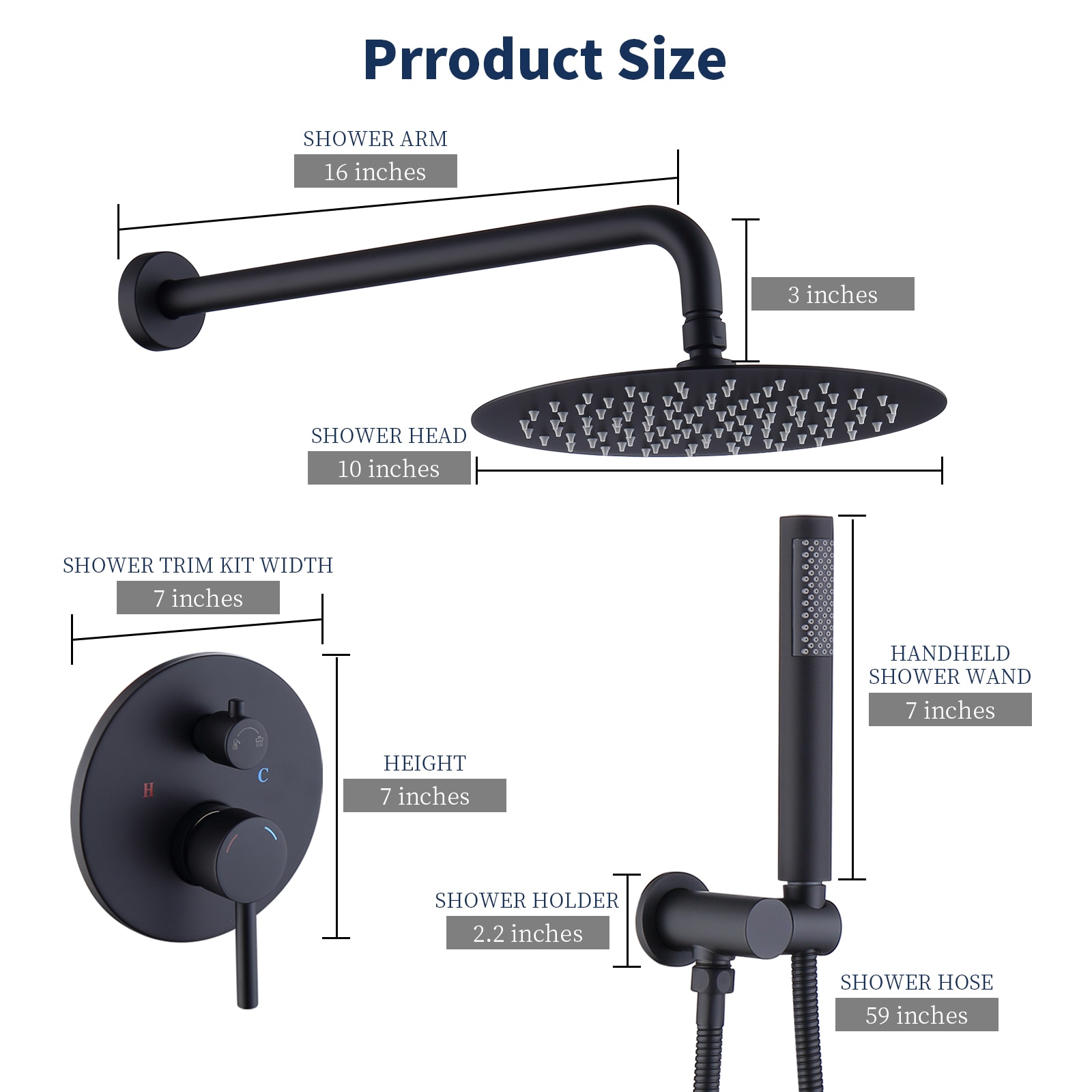 AAZJ LG-120181 Showerhead-Bar-Panels - View #6