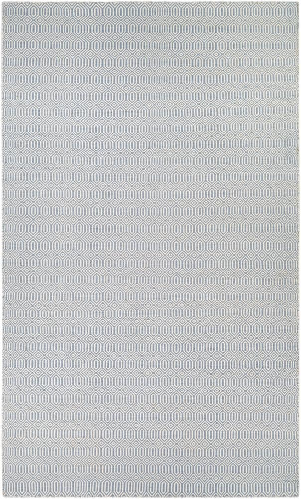 Couristan 49600733023080U Cottages 2 x 8 (ft) Synthetic Blue Rectangular Indoor/Outdoor Geometric Runner rug