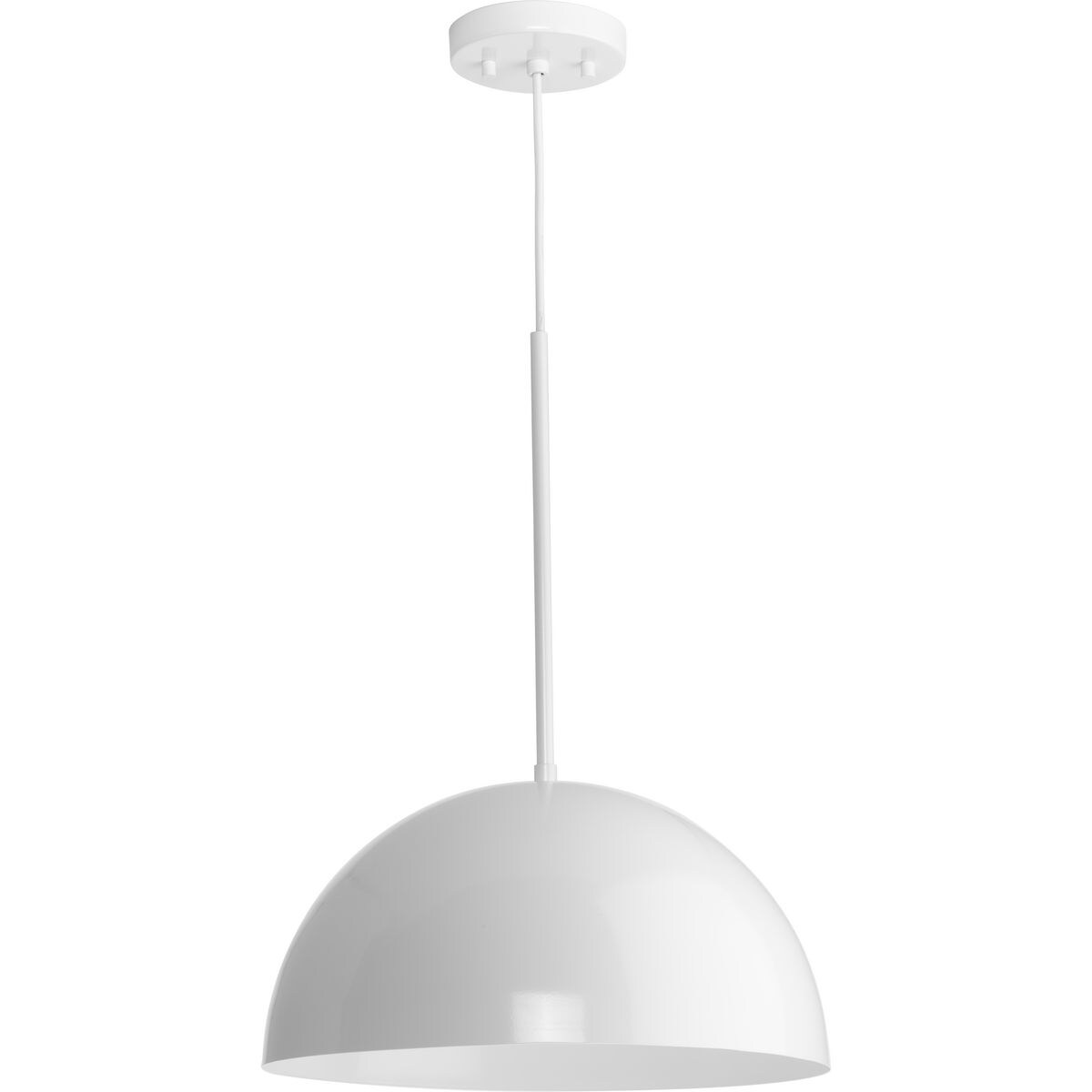 Progress Lighting Perimeter White Modern/Contemporary Dome Led, Medium ...