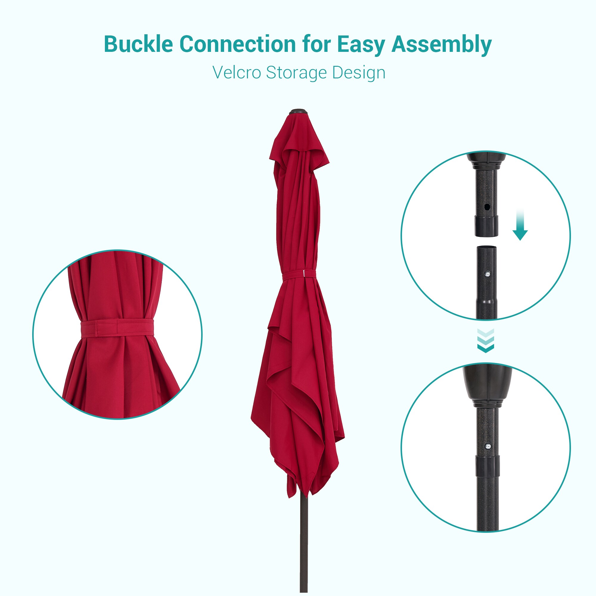 Sonkuki SD-ZDR300RD Umbrellas-2 - View #6