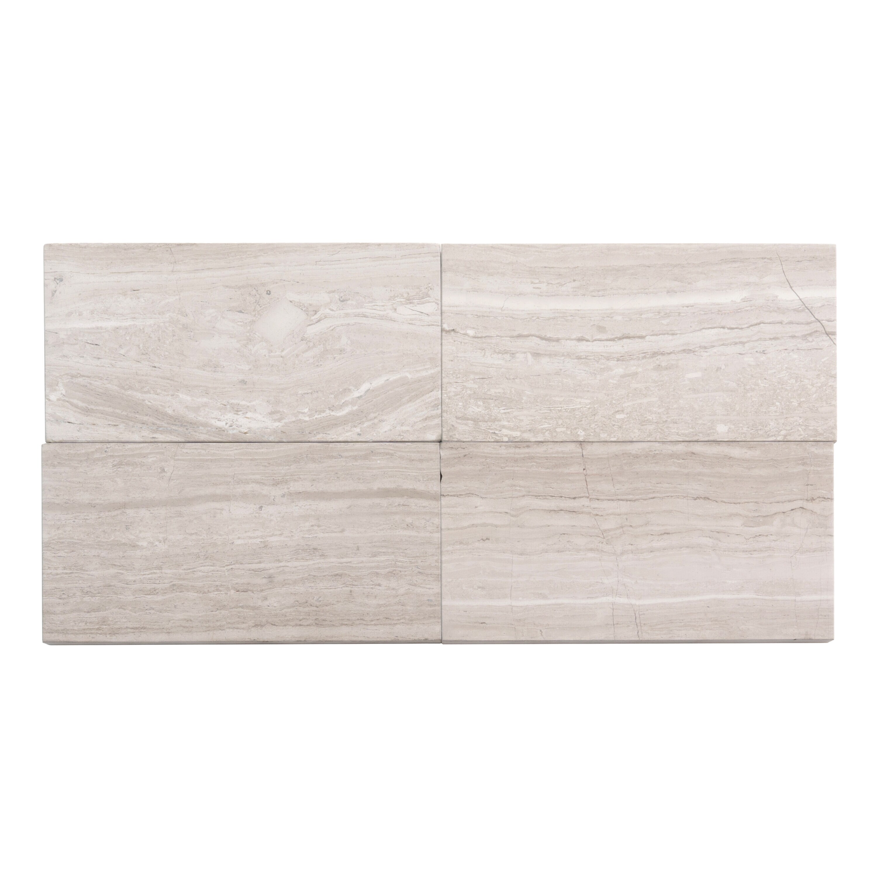 Apollo Tile (Sample) Large Format Tile and Trims Gray 3-in x 6-in Honed Marble Subway Floor and Wall Tile