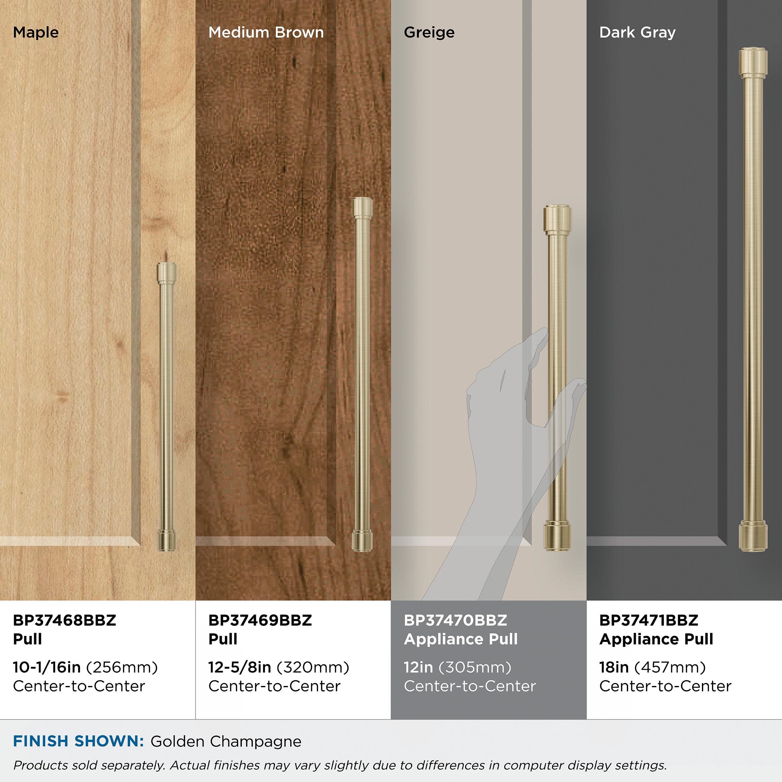 Amerock BP37470BBZ Cabinet-Pulls - View #8