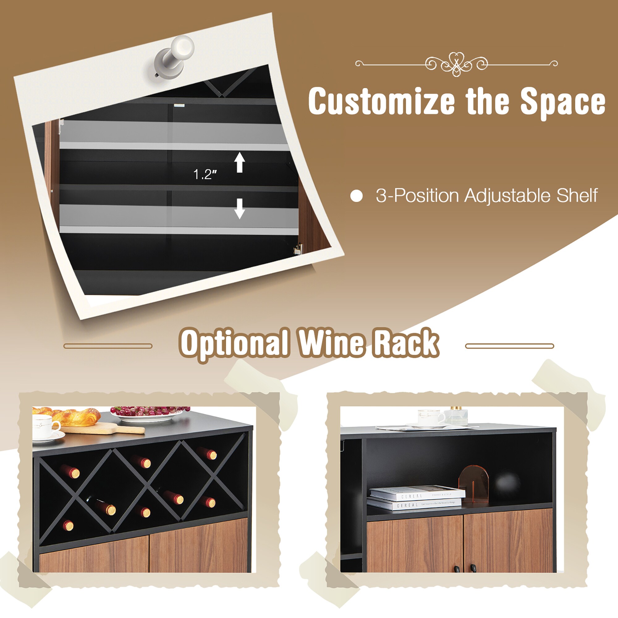 Goplus LWS00443 Wine-Racks - View #9