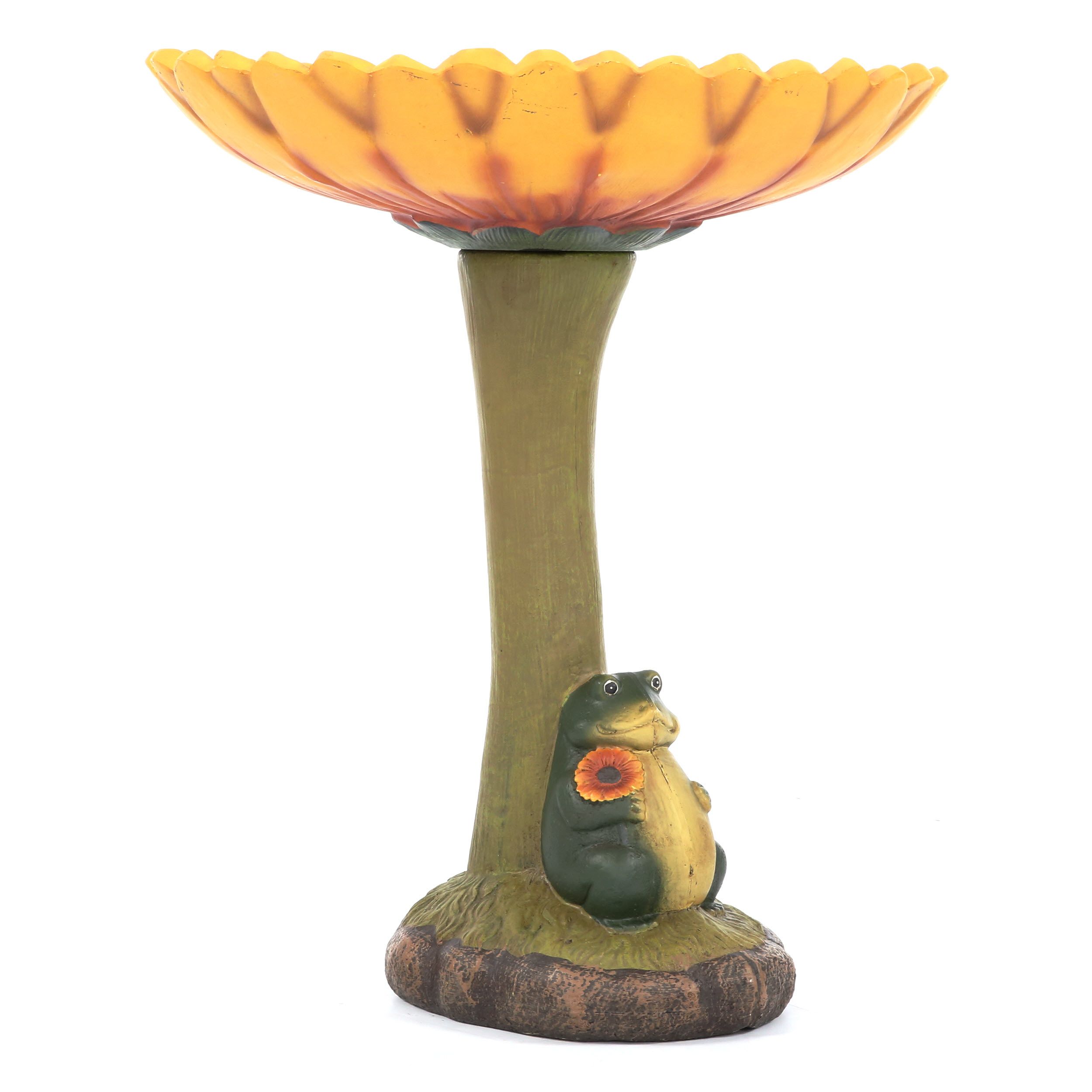 sunflower bird bath lowes