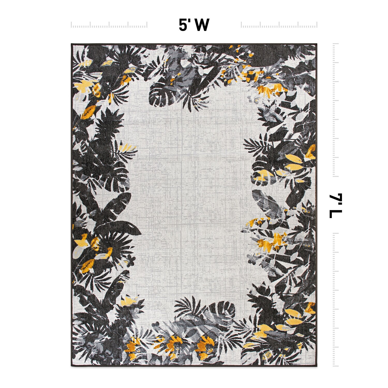 World Rug Gallery 9019GRAY5X7 rugs - View #4