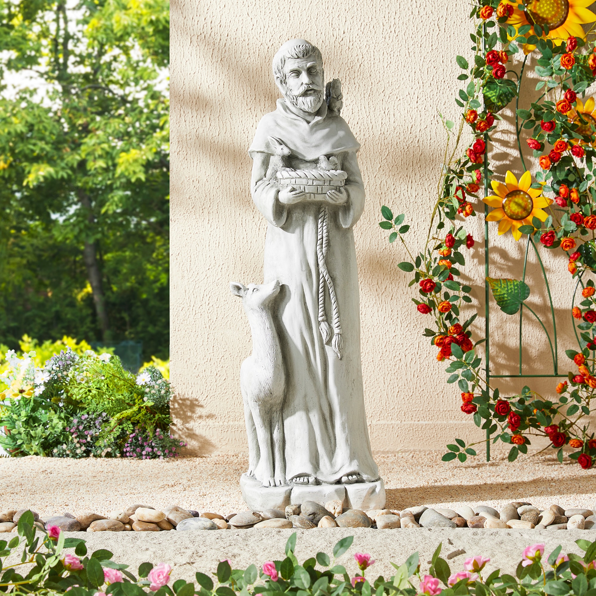Glitzhome 2025400026 Garden-Statue - View #5