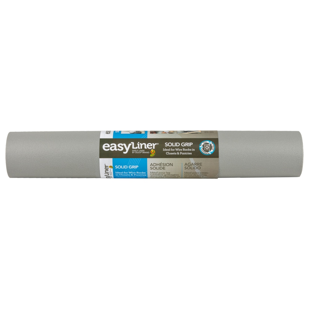 EasyLiner with Clorox Solid Grip Shelf Liner - Easy to Cut & Install for  Closet, Pantry, Wire Shelves, Kitchen Cabinets - Non Adhesive Non Slip  Shelf
