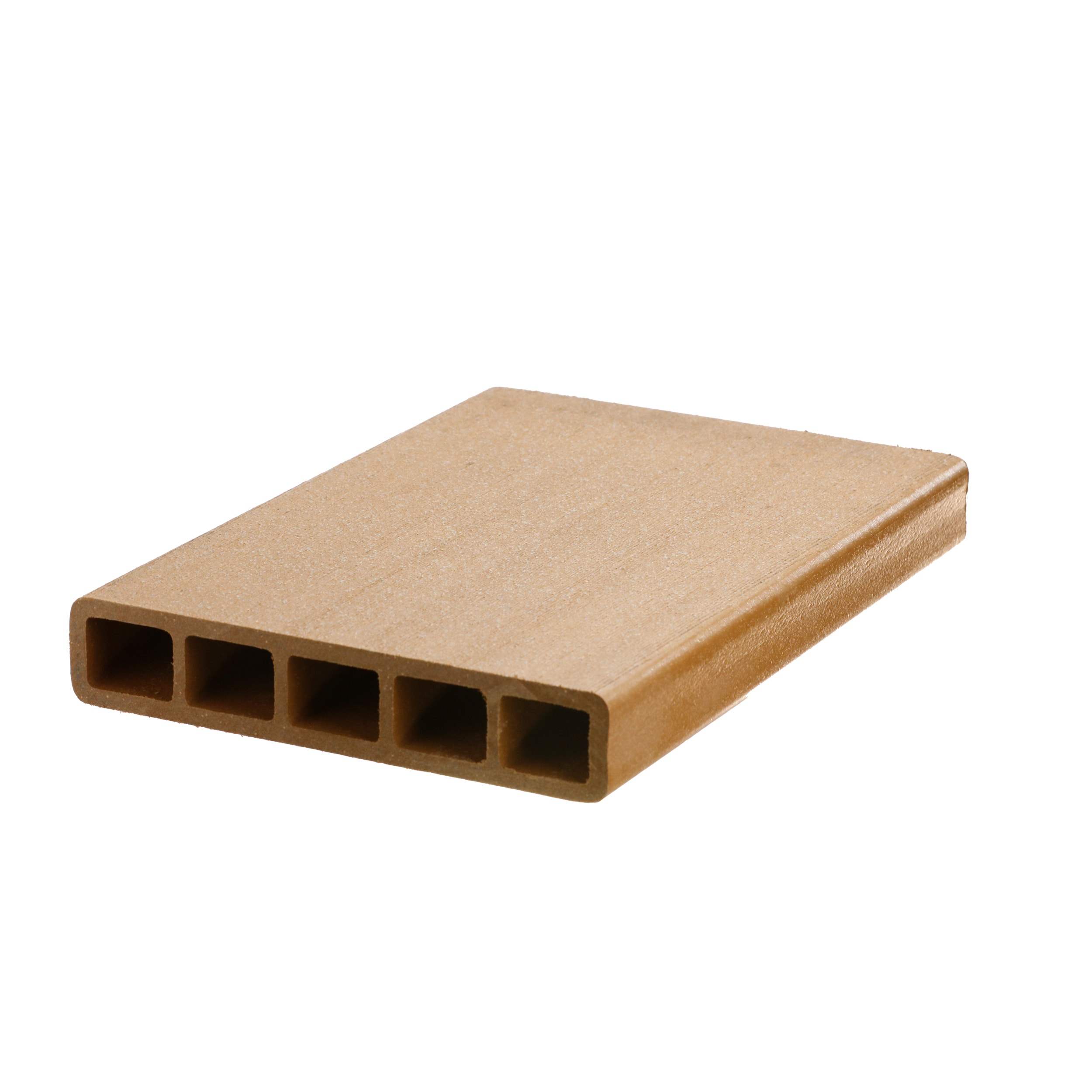 DuxxBak Composite Decking DX-COMMDEKK-240C Commercial Dekk 1-in x 8-in x 20-ft Cedar Square Composite Deck board