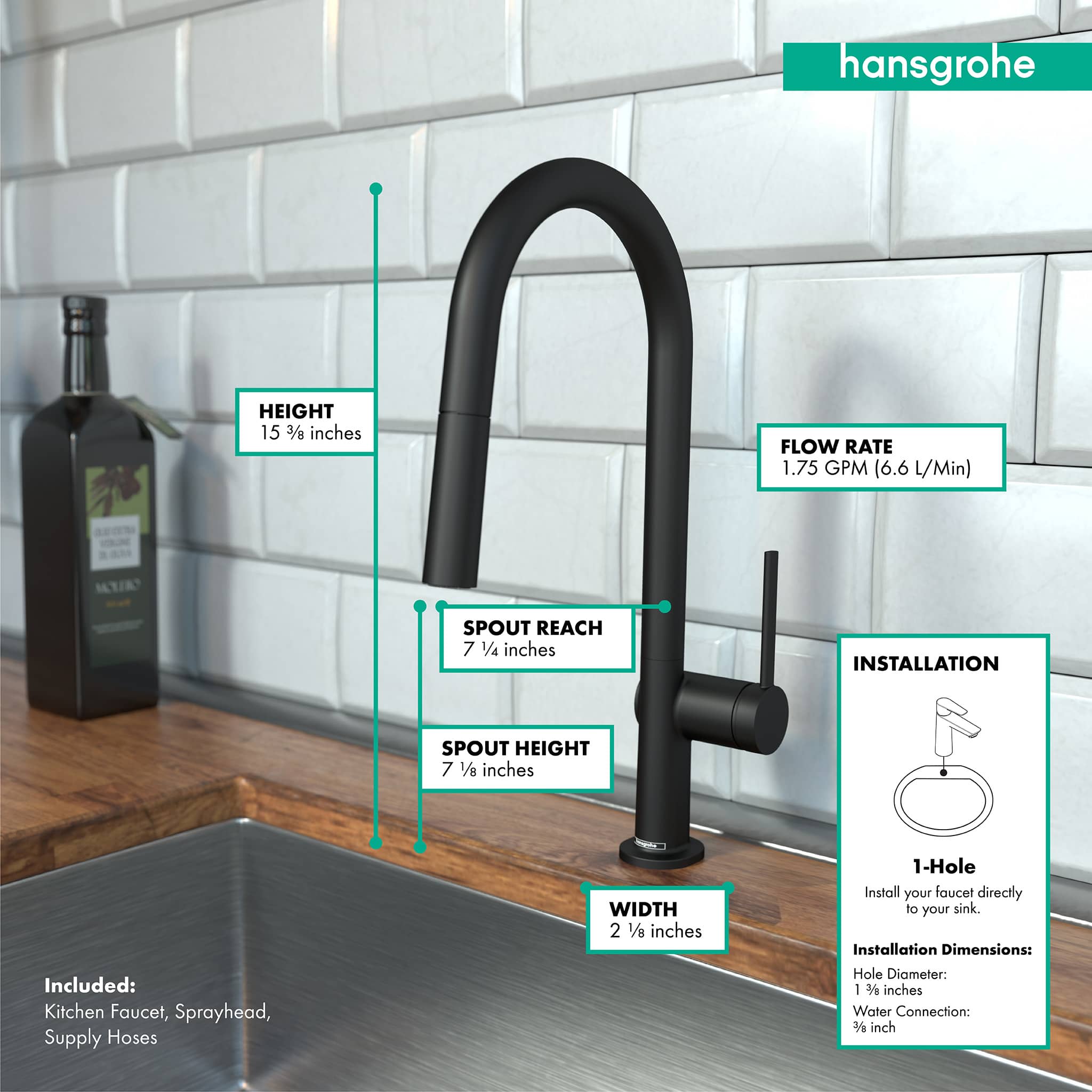 Hansgrohe 72846671 Kitchen-Faucets - View #4