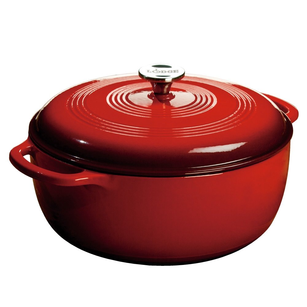 Lodge  7.5-Quart Color Enamel Dutch Oven 12-inch Island Spice EC7D43