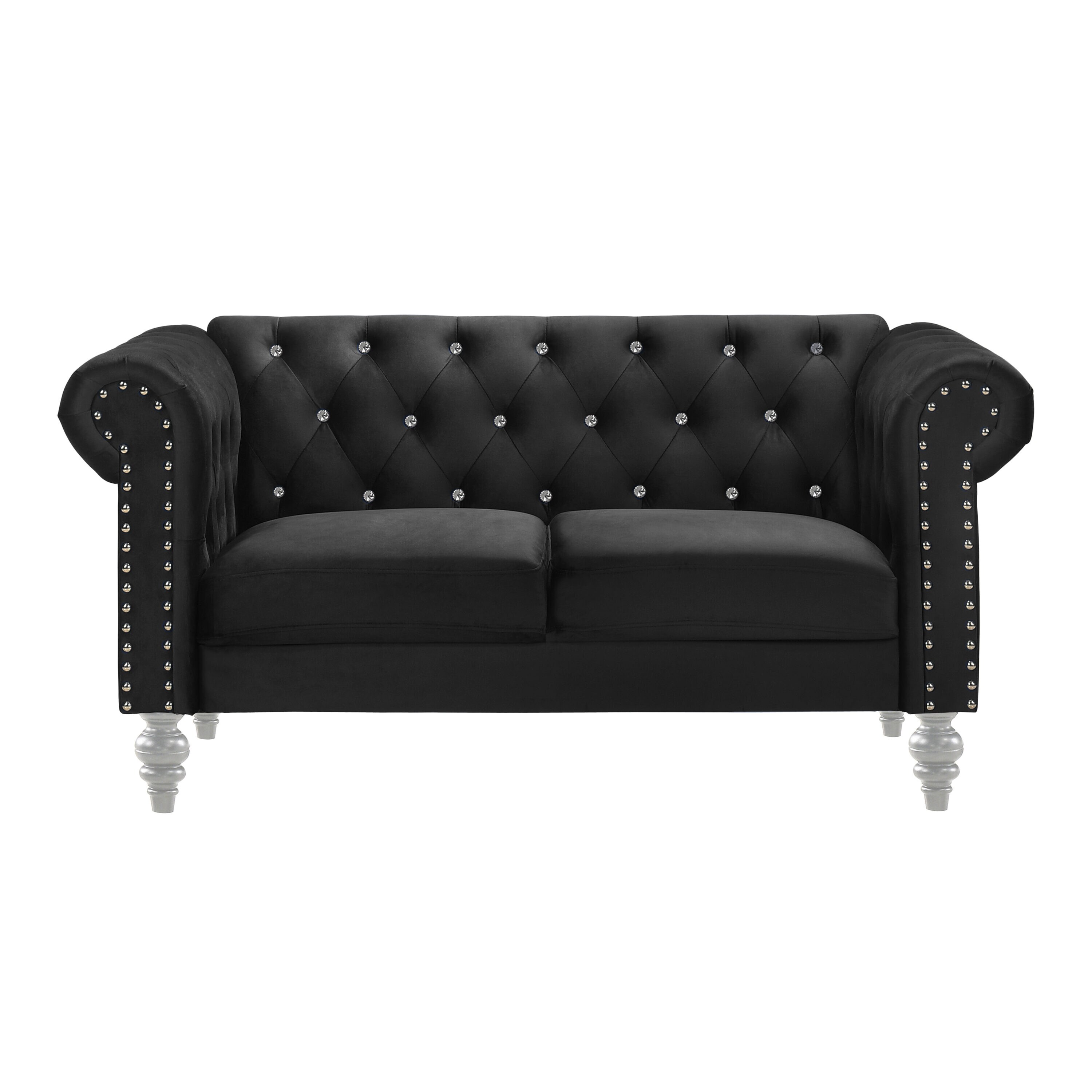 New Classic Furniture UKD13-20-BLKC Sofas-Loveseats - View #3
