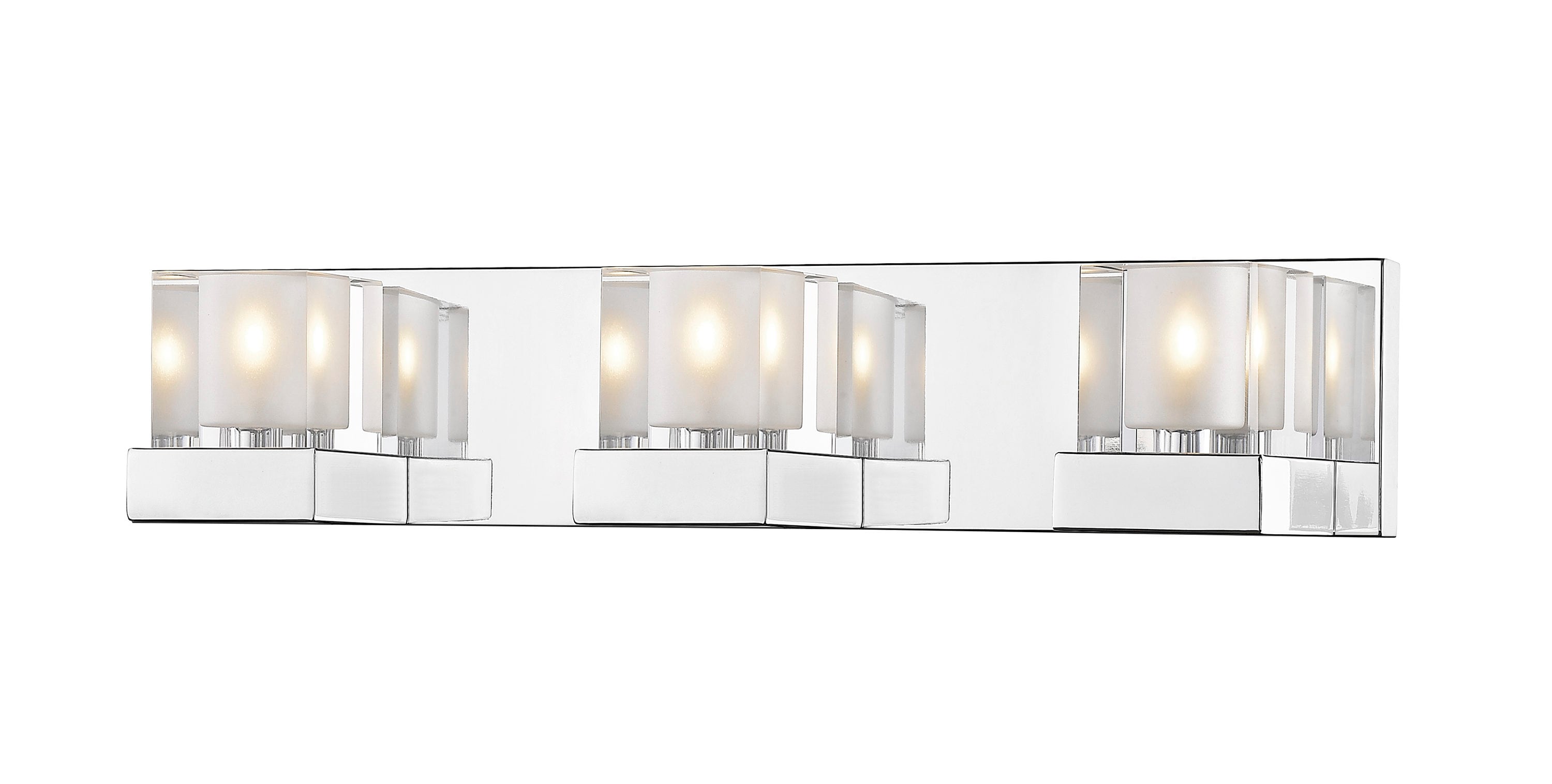 Z-Lite 467-3V-CH Fallon 22-in 3-Light Chrome Modern/Contemporary Vanity Light