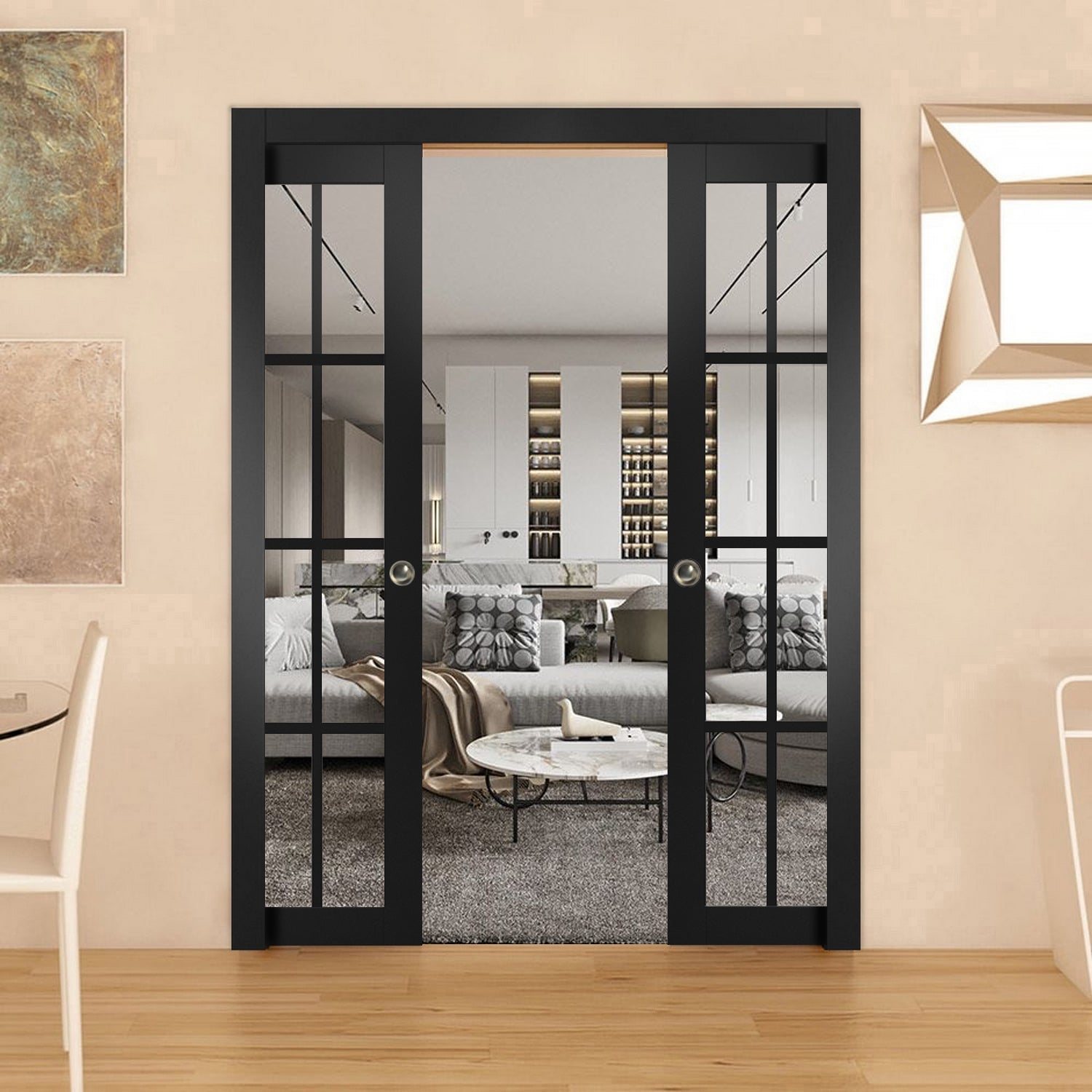 SARTODOORS FEL3355DPBLK2896 French-Doors - View #5
