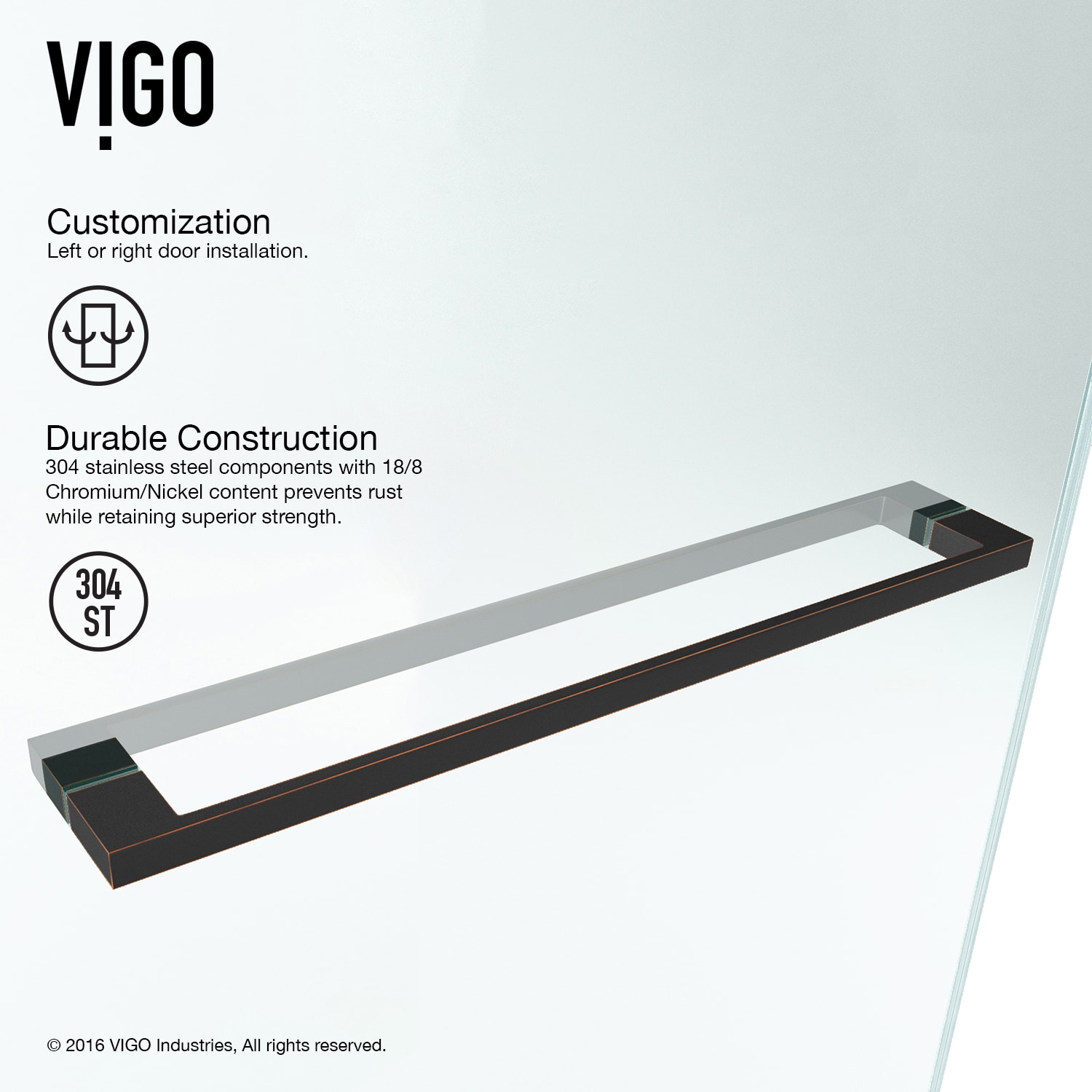 VIGO VG6074ARBCL3458 Bathtub-Doors - View #8
