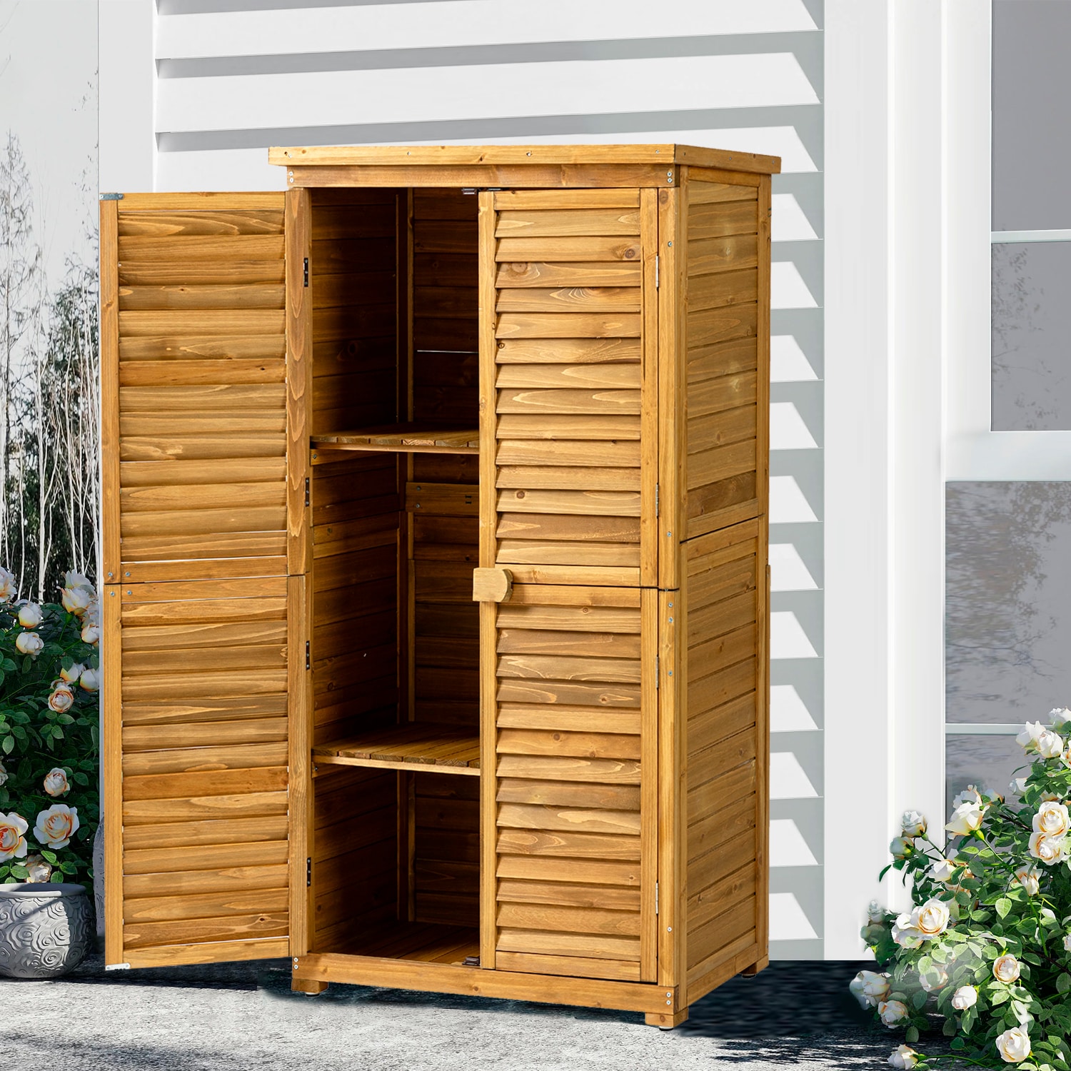 Maincraft D01-OSS26 Wood-Storage-Buildings - View #2