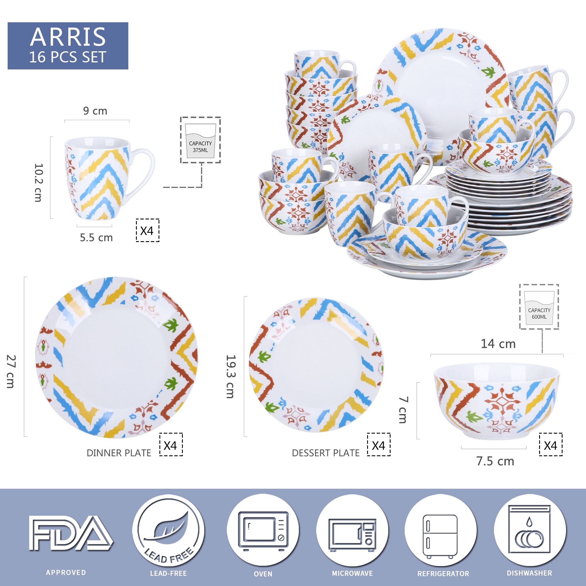 CASAINC YS-AS-16 dinnerware - View #8