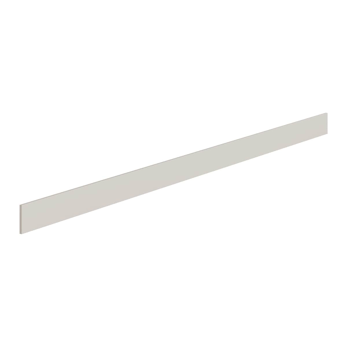 Whalen CLICK-IT LWSCLICK-75G Windsor Lane Cabinet Toe Kick 96-in W x 4.5-in H x 0.5-in D Light Gray Painted