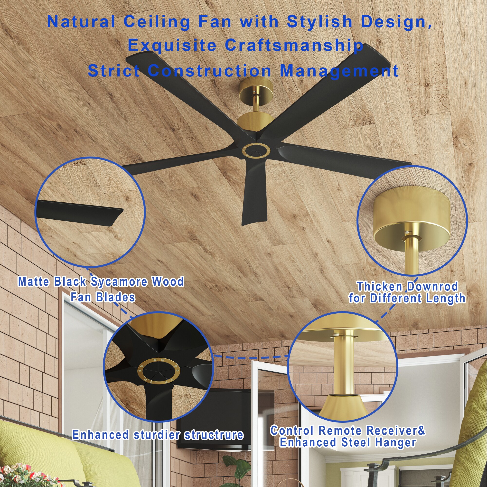 MIDHAM AMKF170269-03 Ceiling-Fans - View #9
