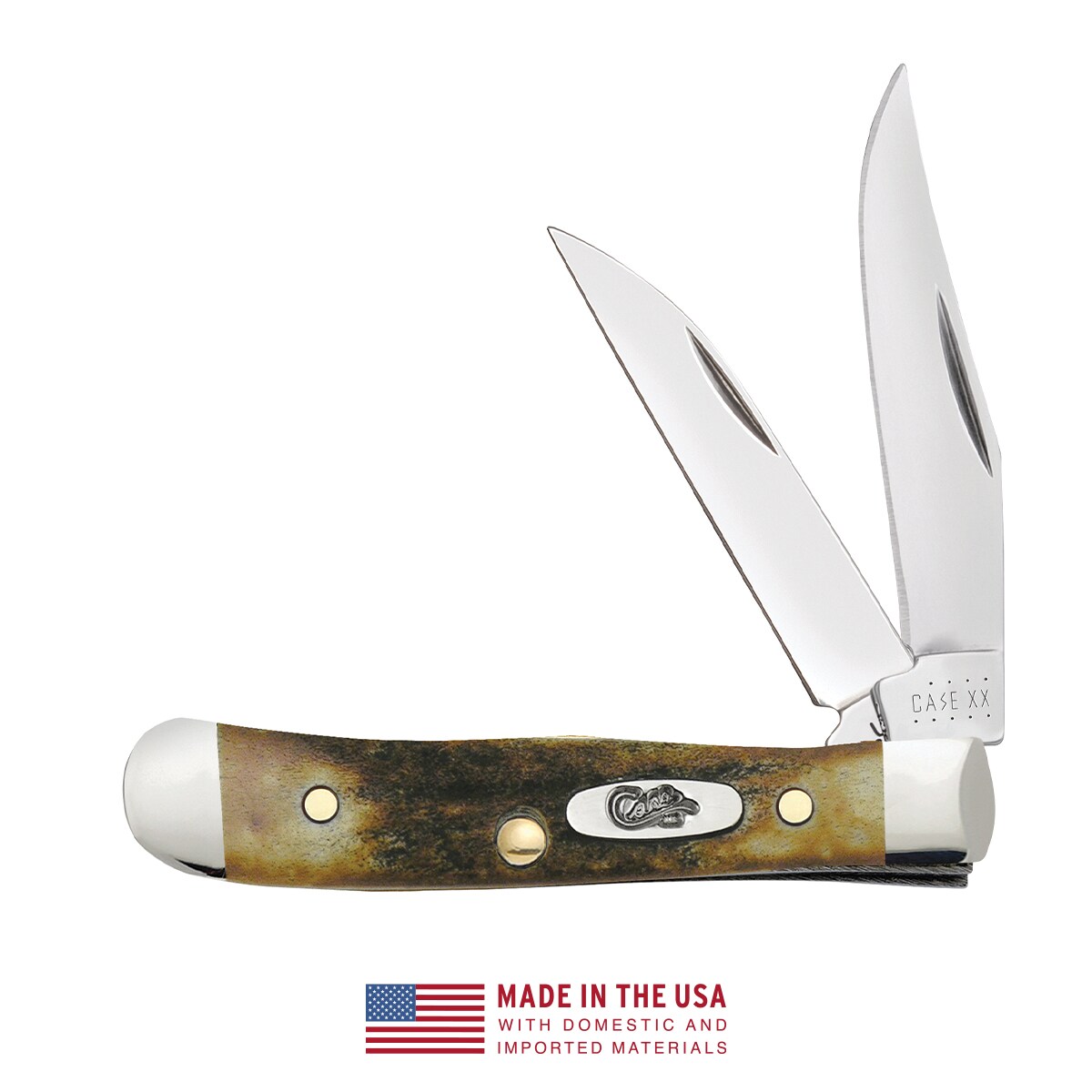Case Cutlery 1.85-in Stainless Steel Clip Pocket Knife in the 