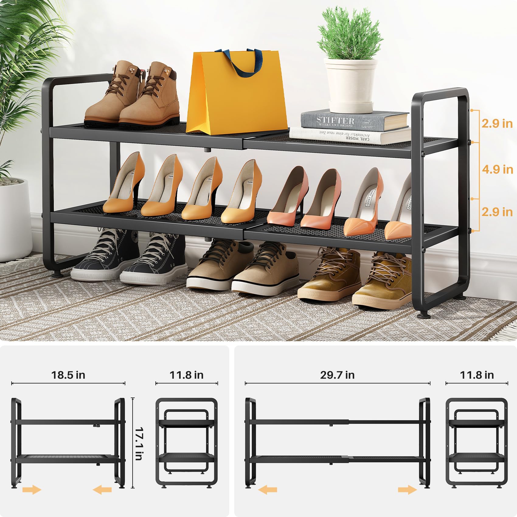 Afoxsos LAF1229S09 Shoe-Racks - View #3