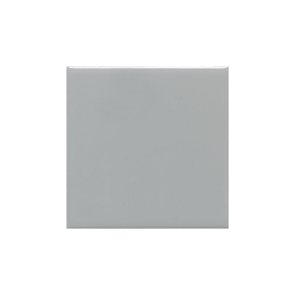 American Olean Matte Light Smoke Matte Ceramic Cove Base Tile (4-in x 4-in)