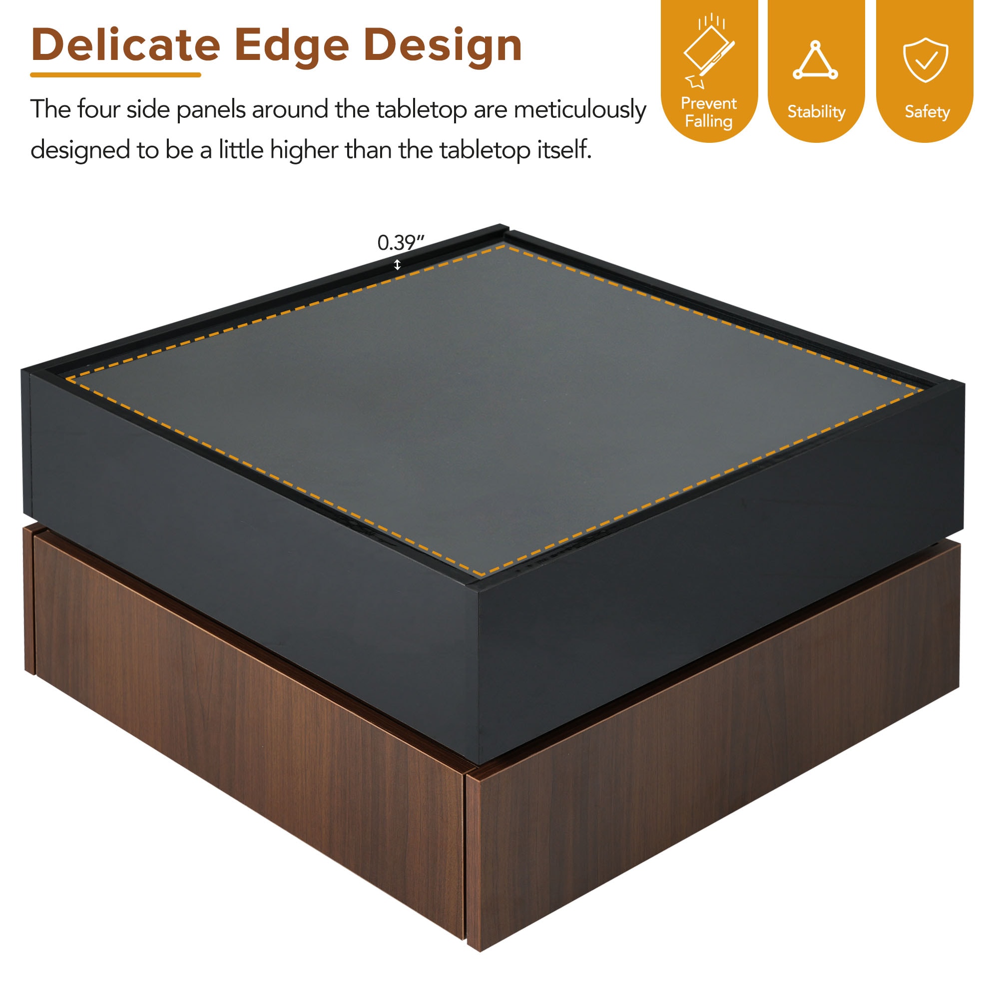 ModernLuxe WF321197AAB Coffee-Tables - View #4