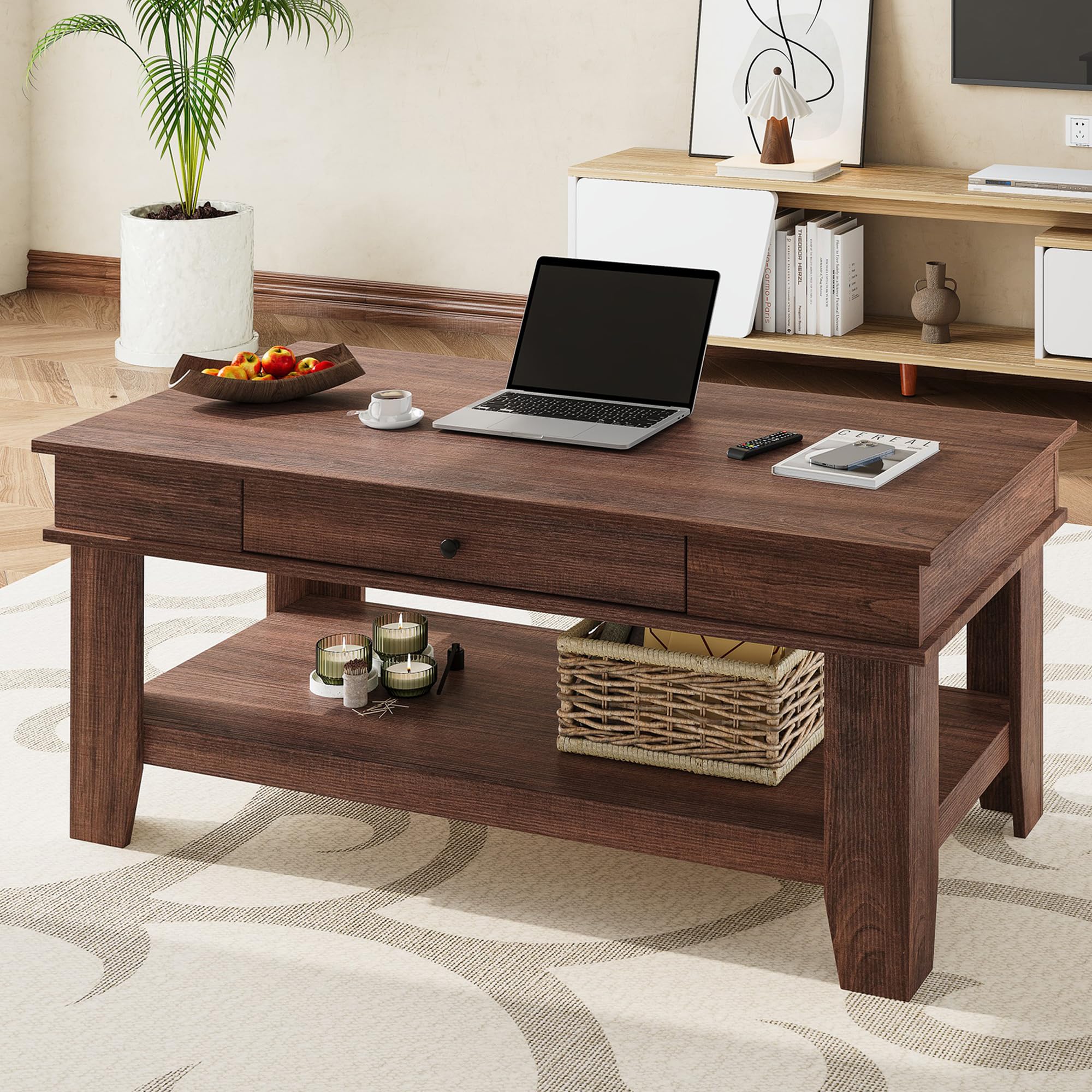 GarveeLife BWR-GTAPQZ-X1G2342 Coffee-Tables - View #4